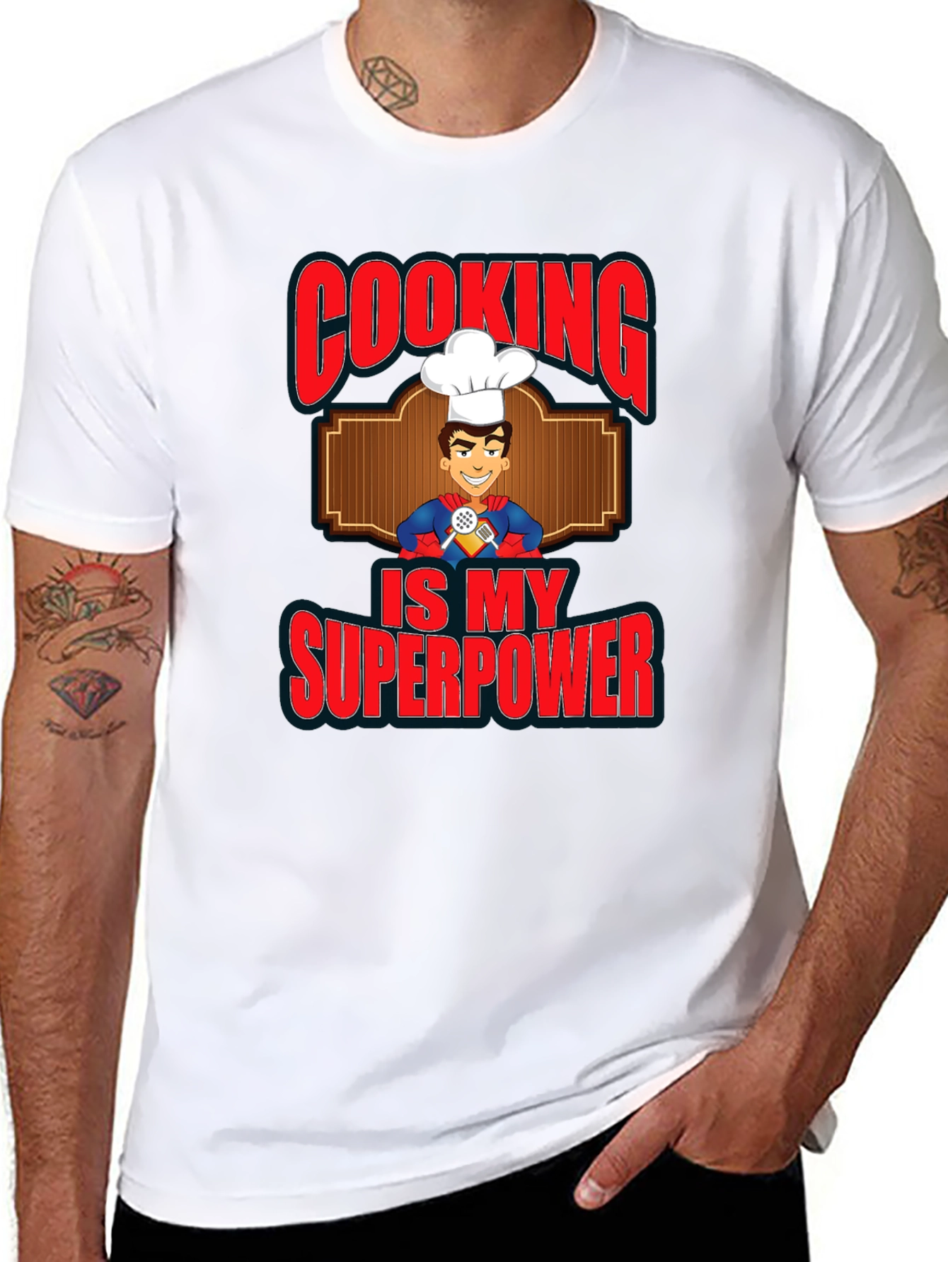 Cooking is My Superpower Graphic T-Shirt