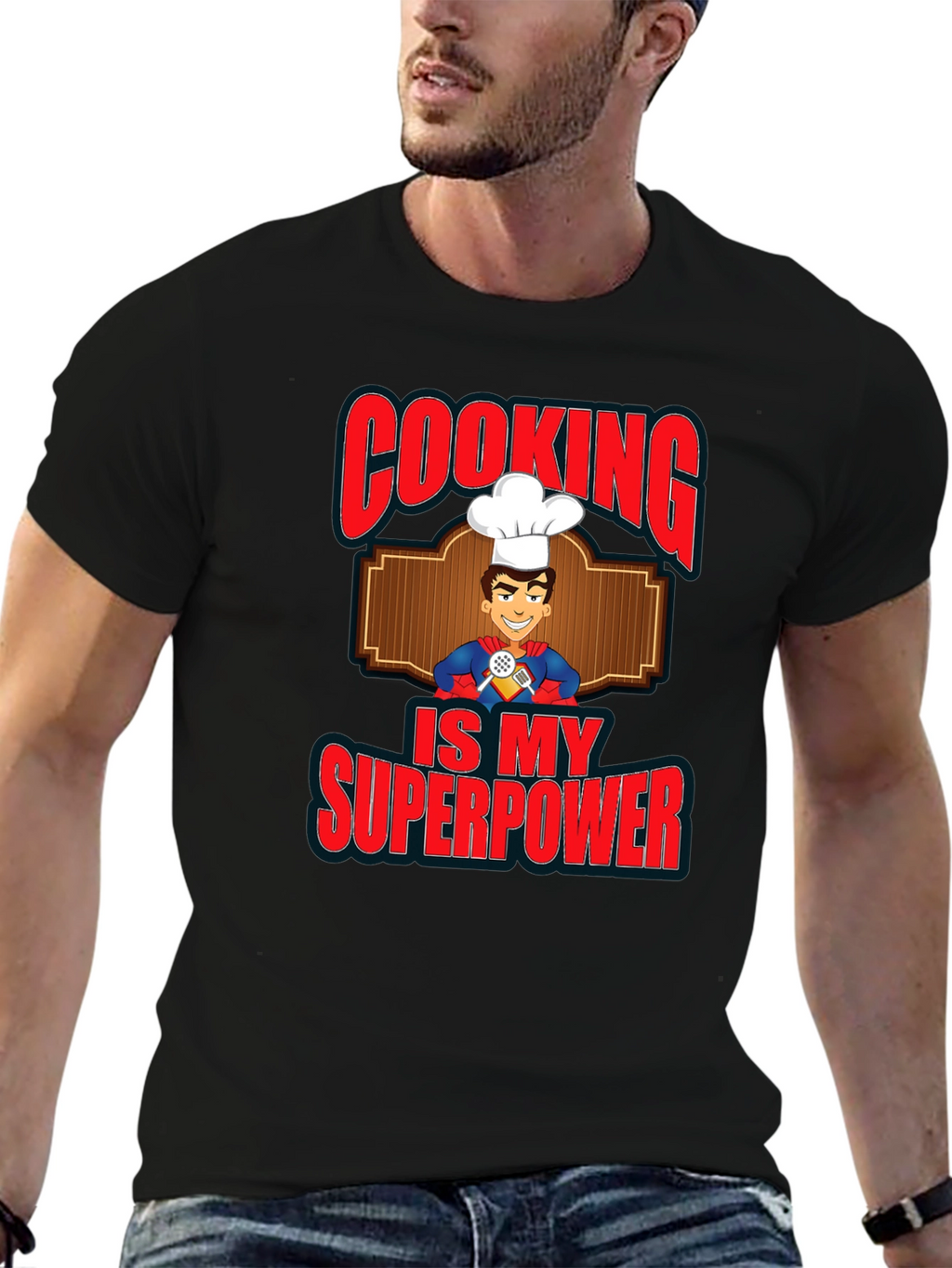 Cooking is My Superpower Graphic T-Shirt