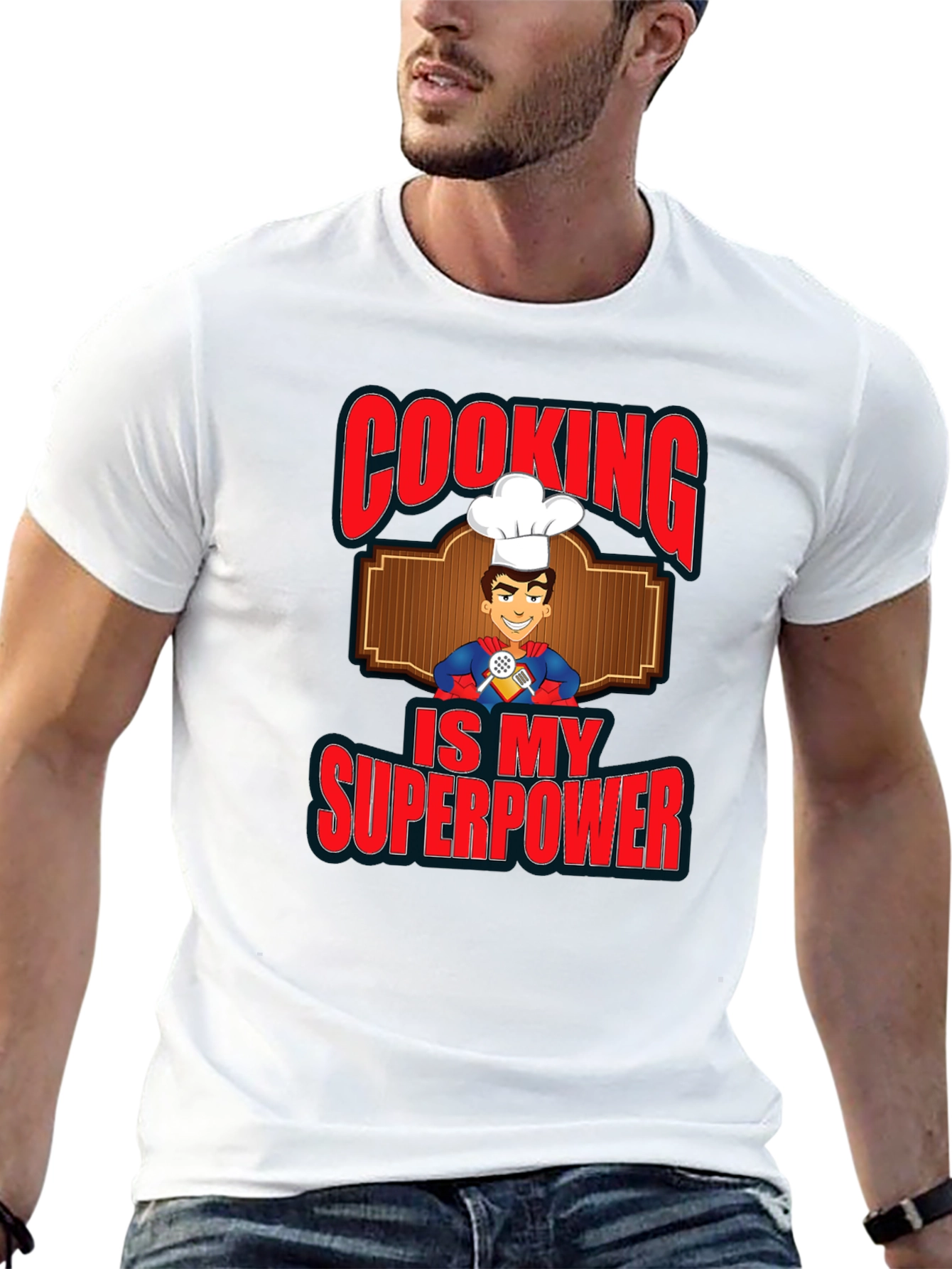Cooking is My Superpower Graphic T-Shirt