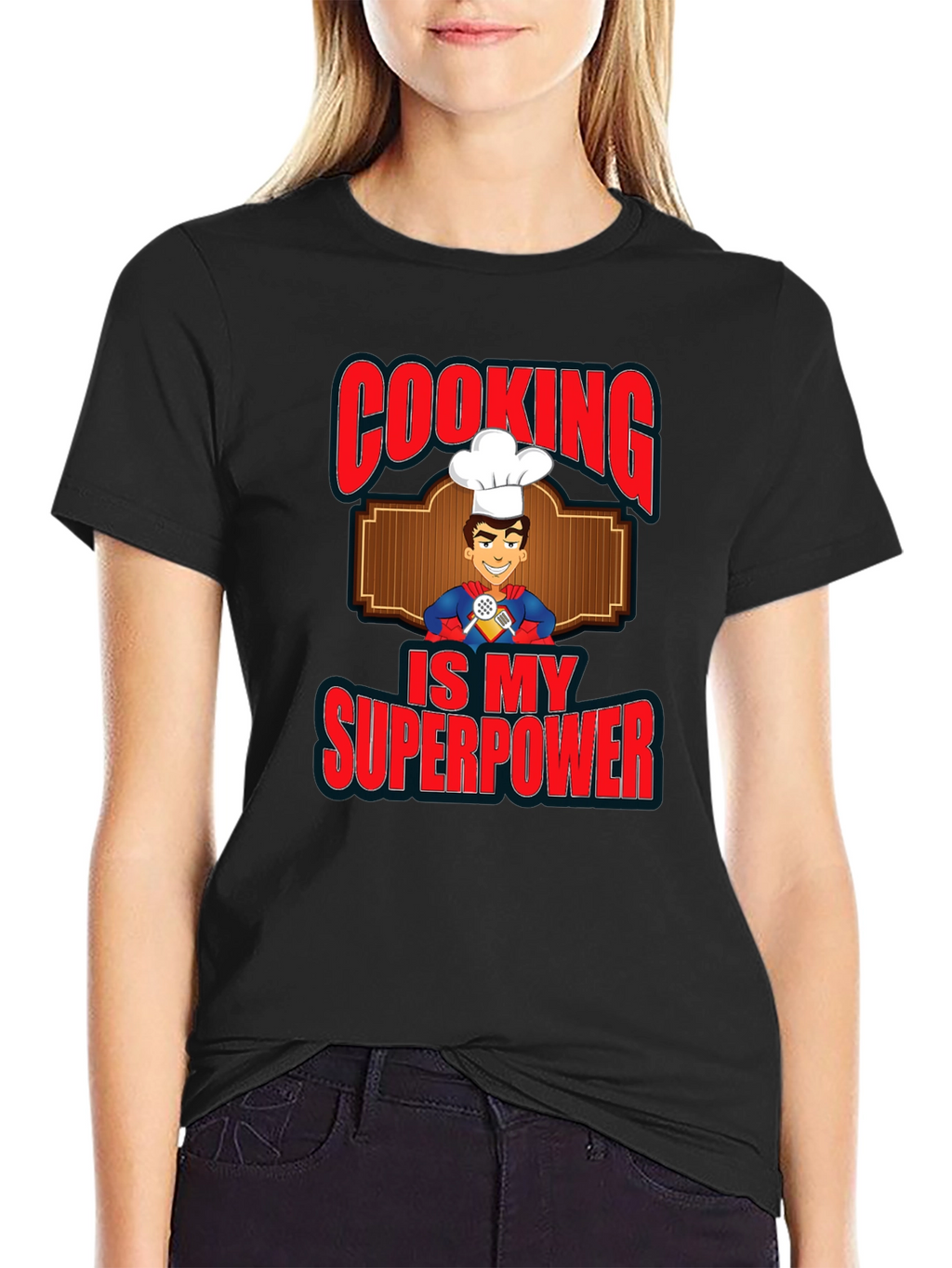 Cooking is My Superpower Graphic T-Shirt