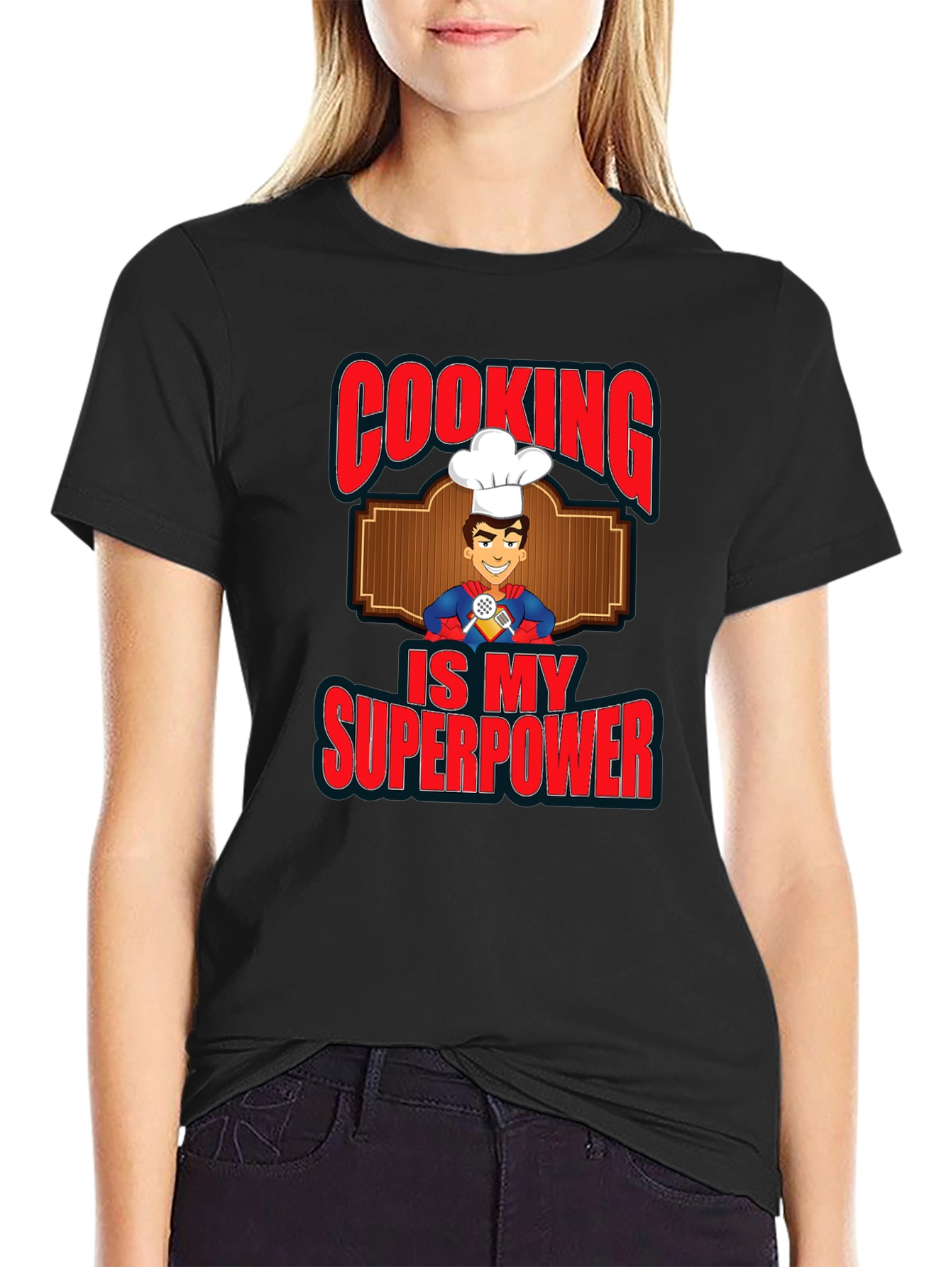 Cooking is My Superpower Graphic T-Shirt