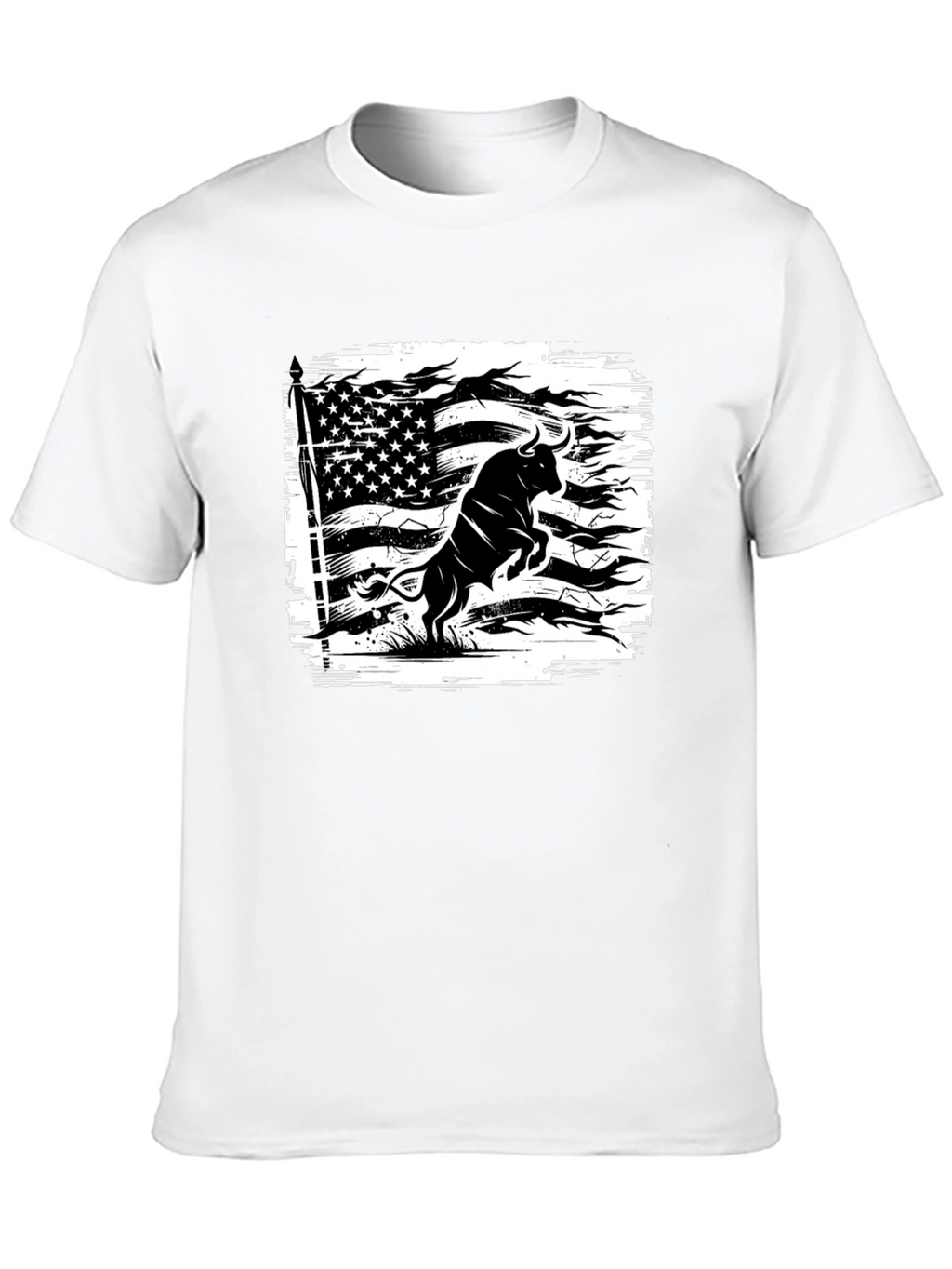 American Bull Graphic T-Shirt