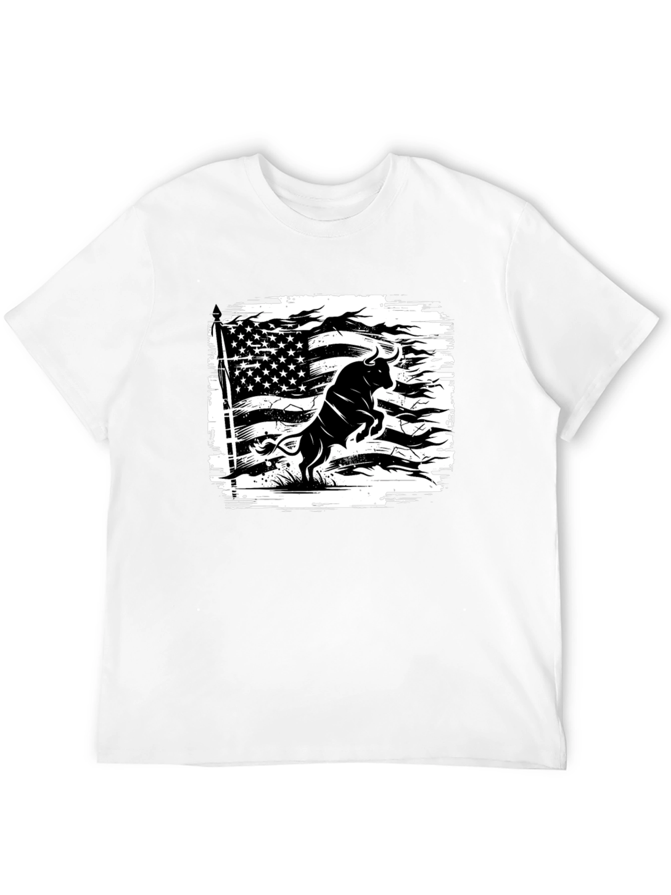 American Bull Graphic T-Shirt