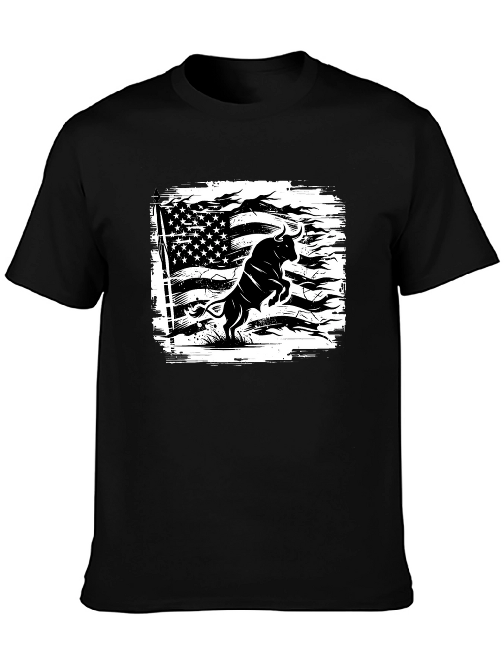 American Bull Graphic T-Shirt