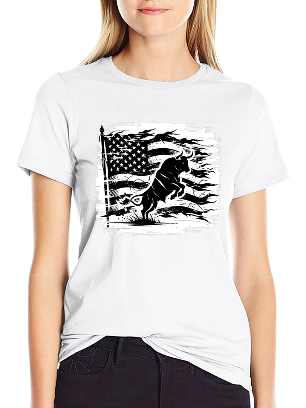 American Bull Graphic T-Shirt