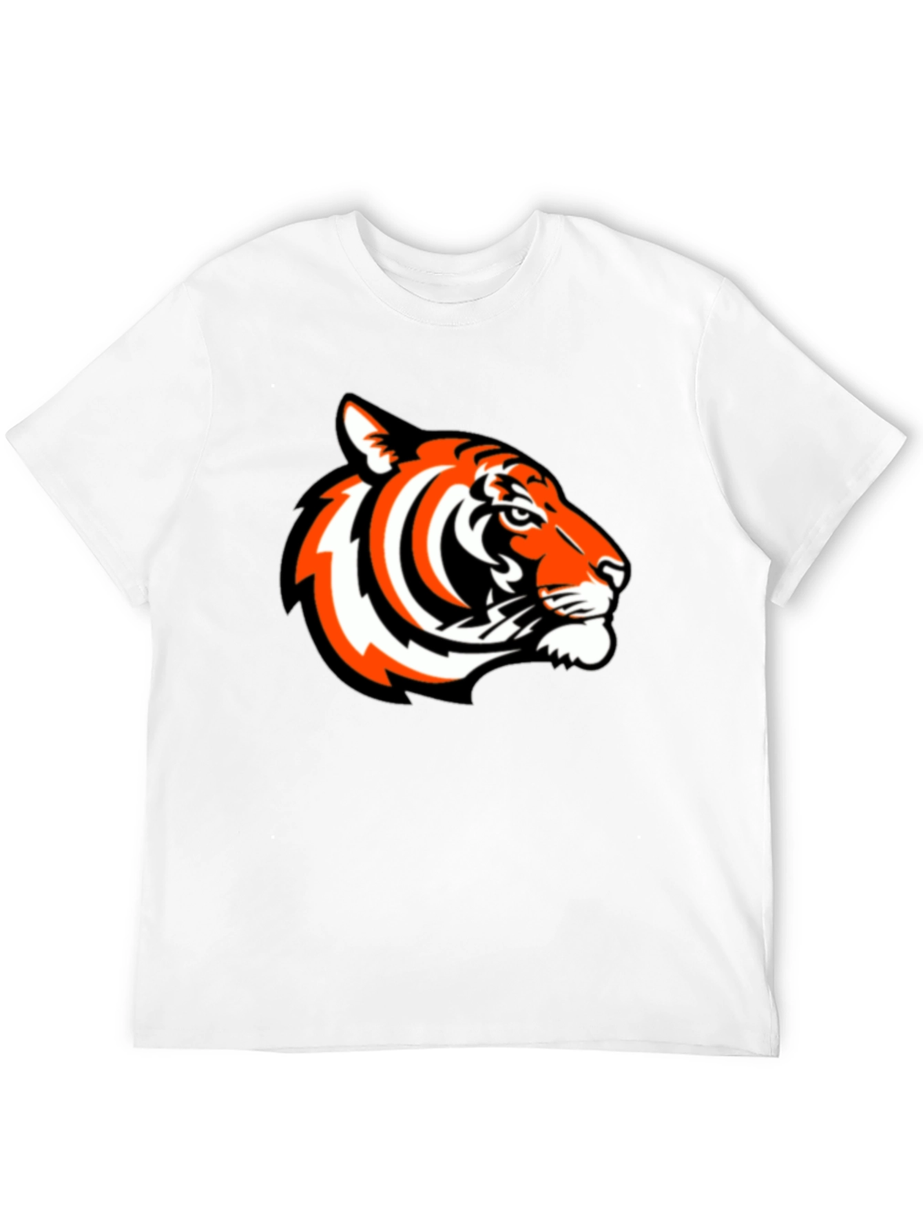 Bold Tiger Graphic Tee - Black Casual Comfort