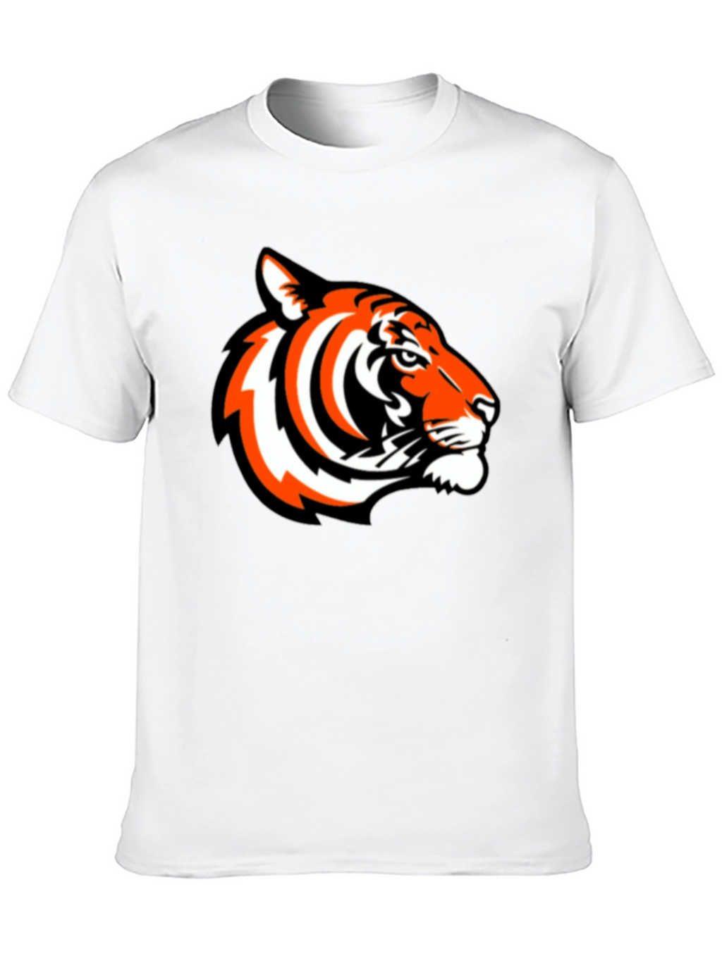 Bold Tiger Graphic Tee - Black Casual Comfort