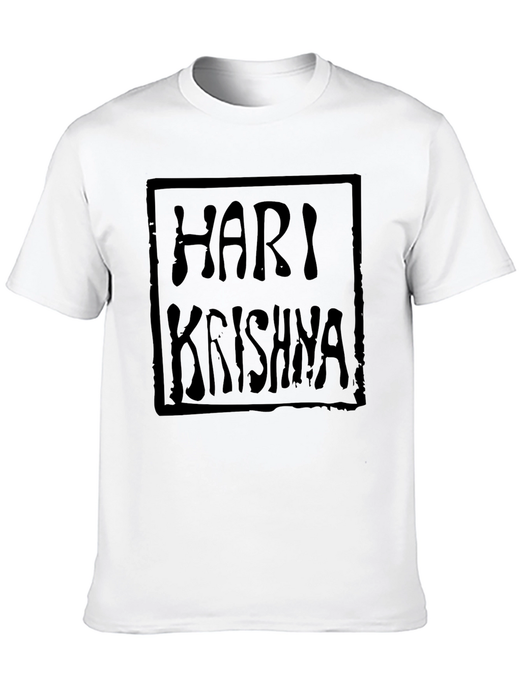 Hari Krishna Graphic Tee - Soft Cotton Blend Shirt