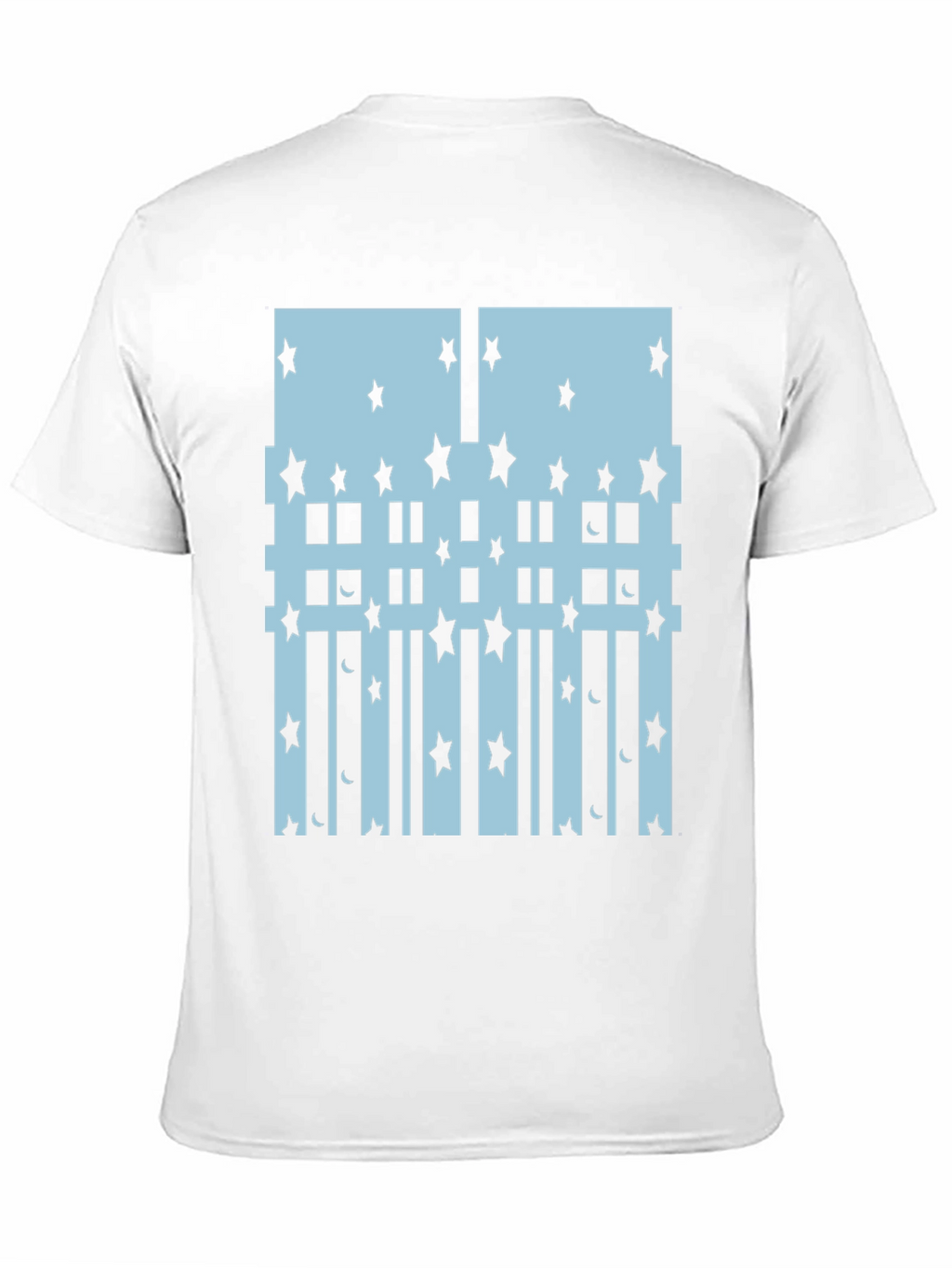 Star & Moon Graphic Tee - Black