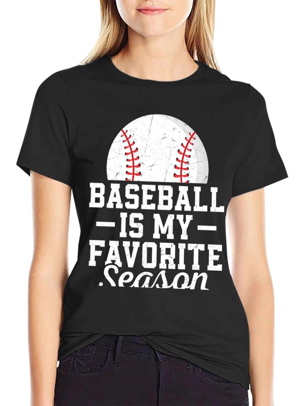 Baseball is my Favorite Season Graphic T-Shirt