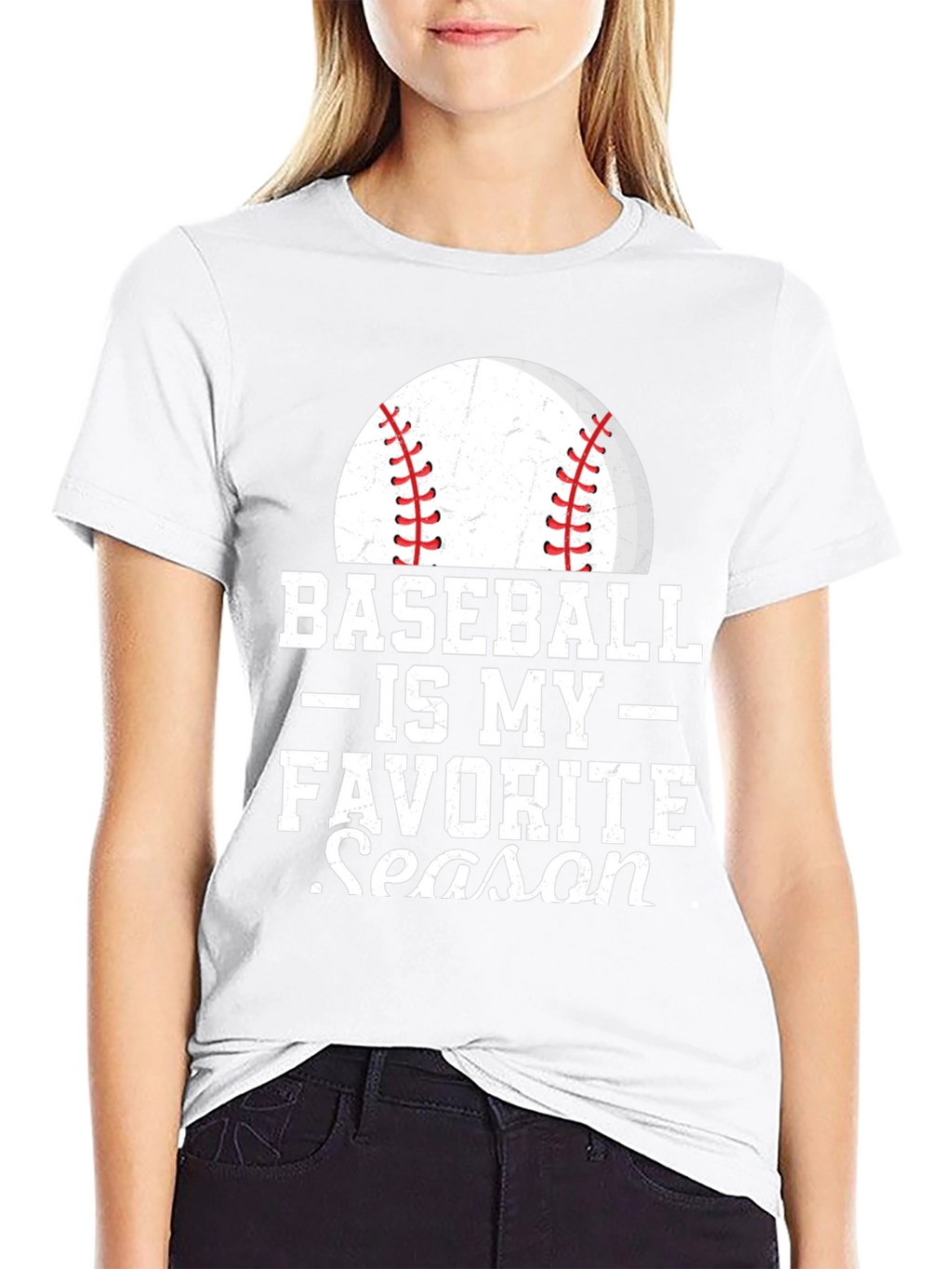 Baseball is my Favorite Season Graphic T-Shirt