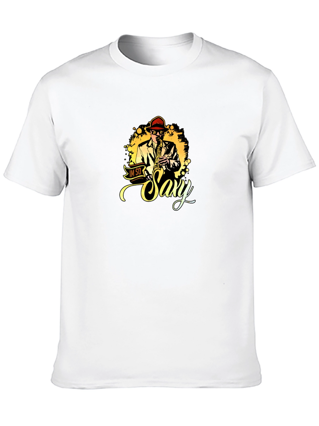 Im So Saxy T-Shirt Black Cotton Graphic Tee