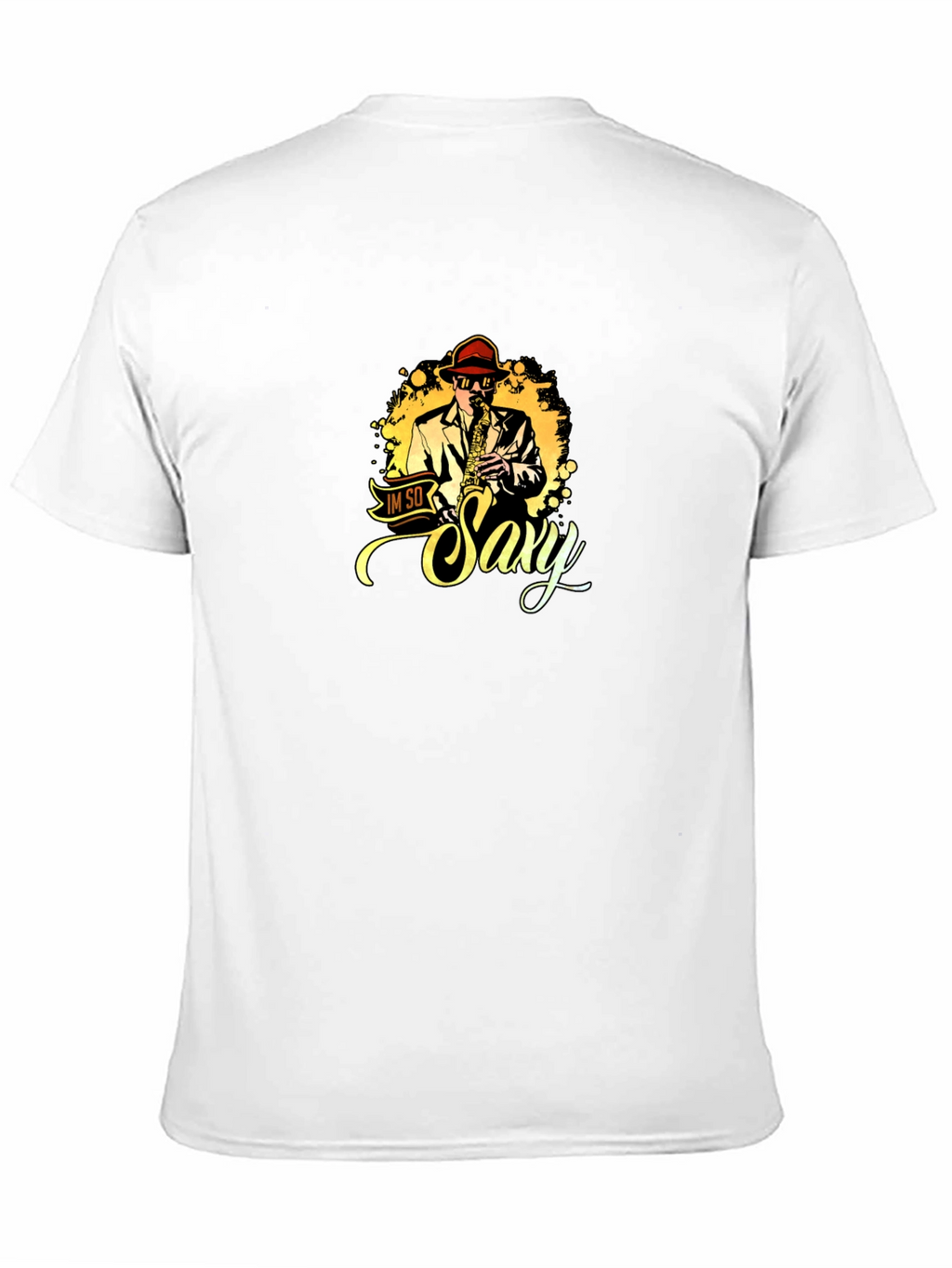 Im So Saxy T-Shirt Black Cotton Graphic Tee