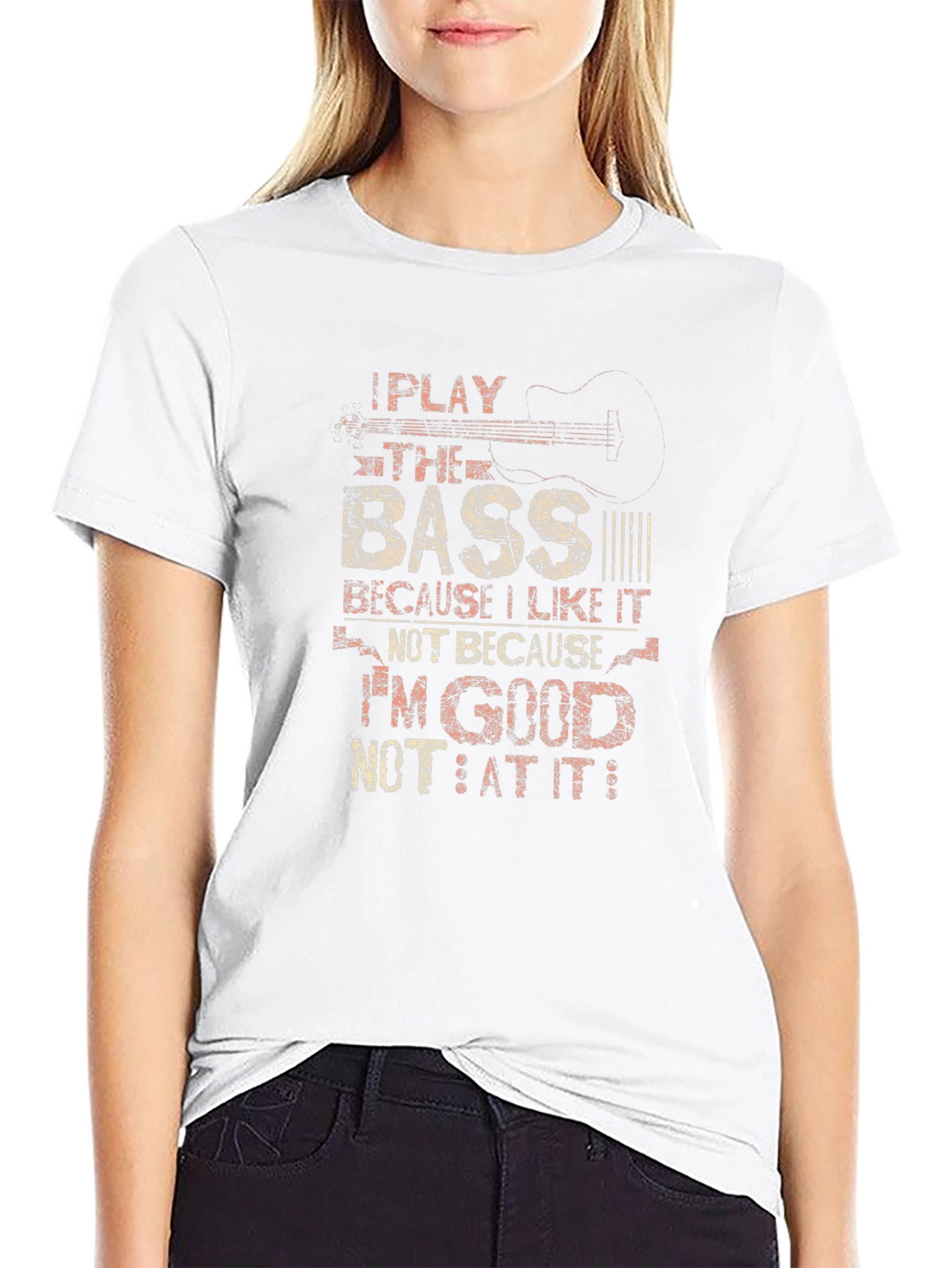 I Play the Bass T-Shirt - Musician Tee