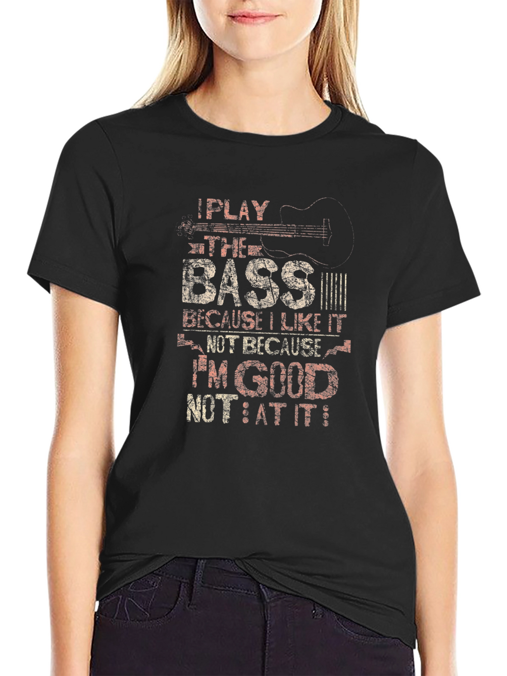 I Play the Bass T-Shirt - Musician Tee
