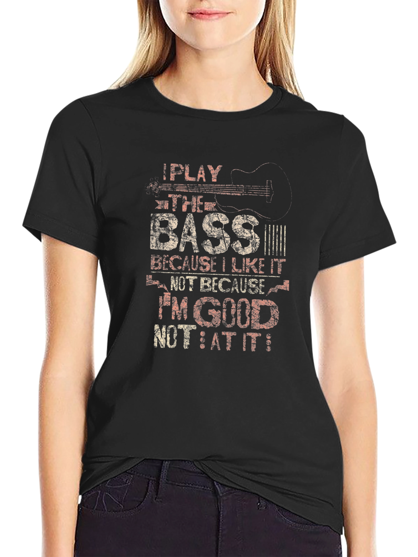 I Play the Bass T-Shirt - Musician Tee