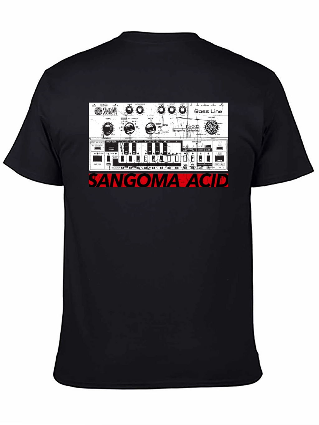 Sangoma Acid Music Synth Graphic Tee