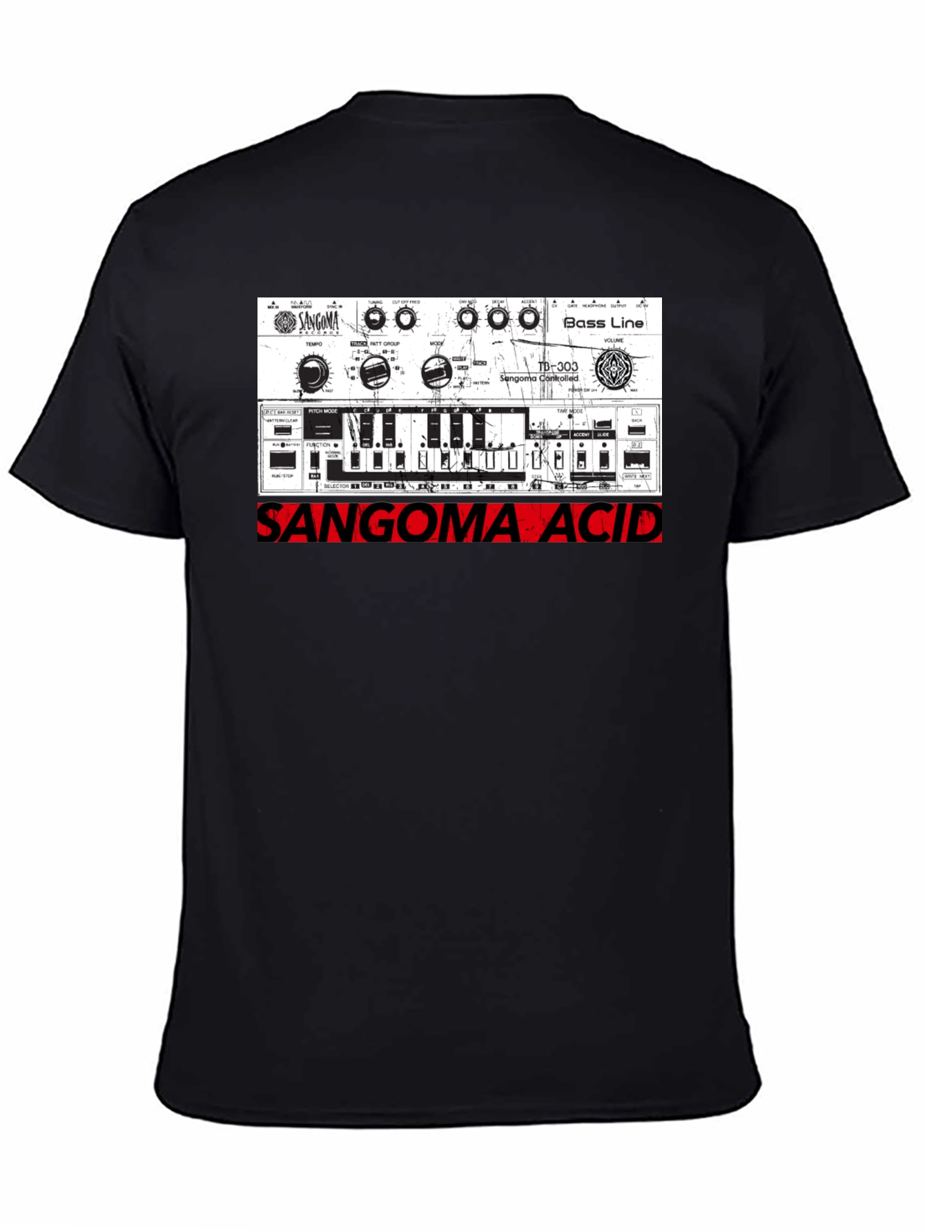 Sangoma Acid Music Synth Graphic Tee