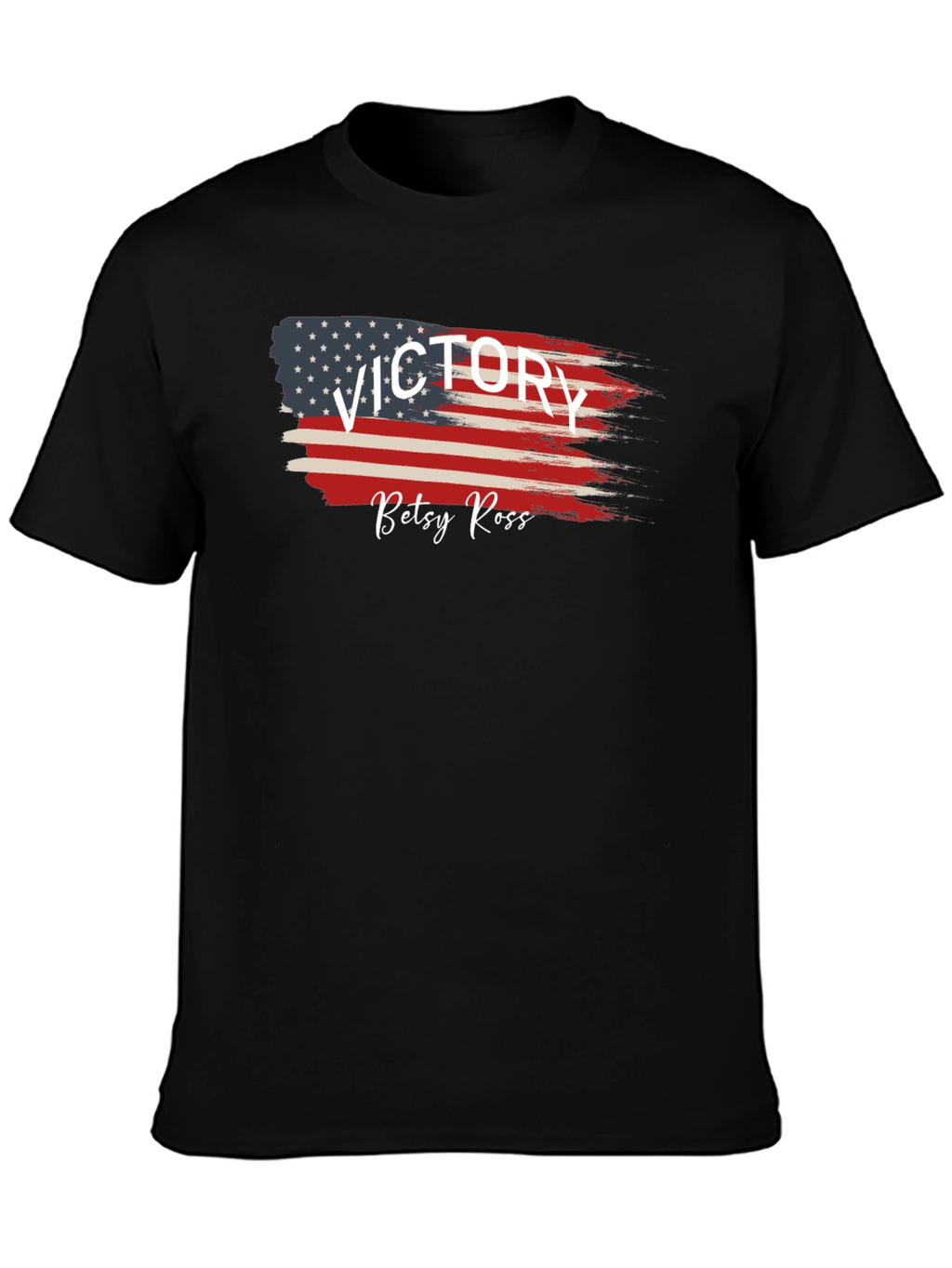 Victory Betsy Ross Flag Graphic Tee - Black