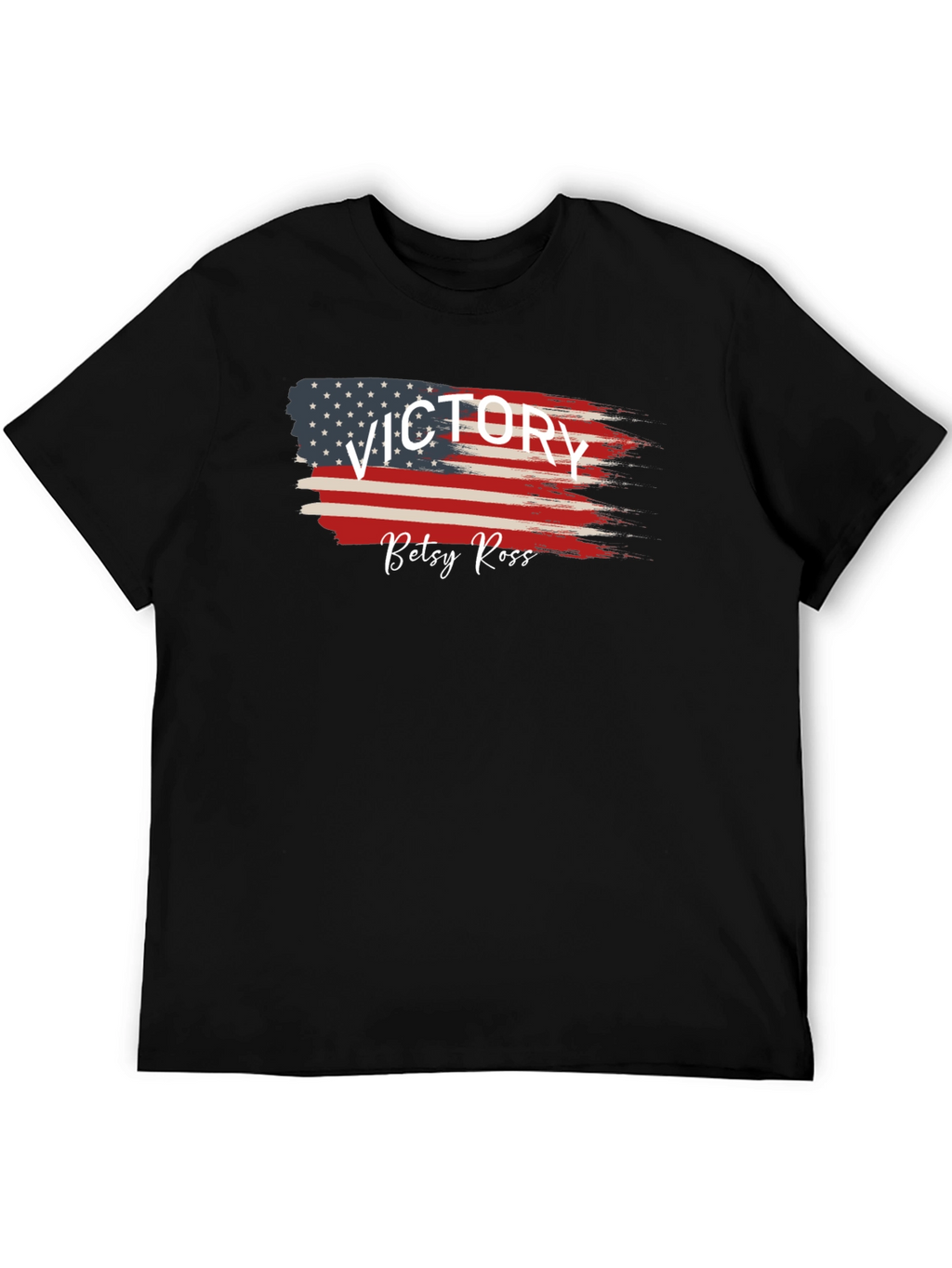 Victory Betsy Ross Flag Graphic Tee - Black