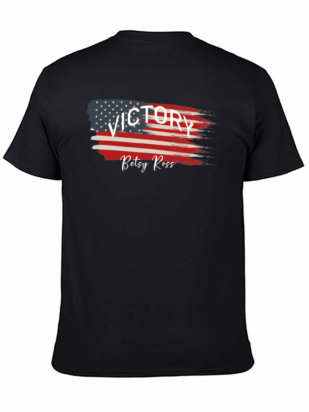 Victory Betsy Ross Flag Graphic Tee - Black
