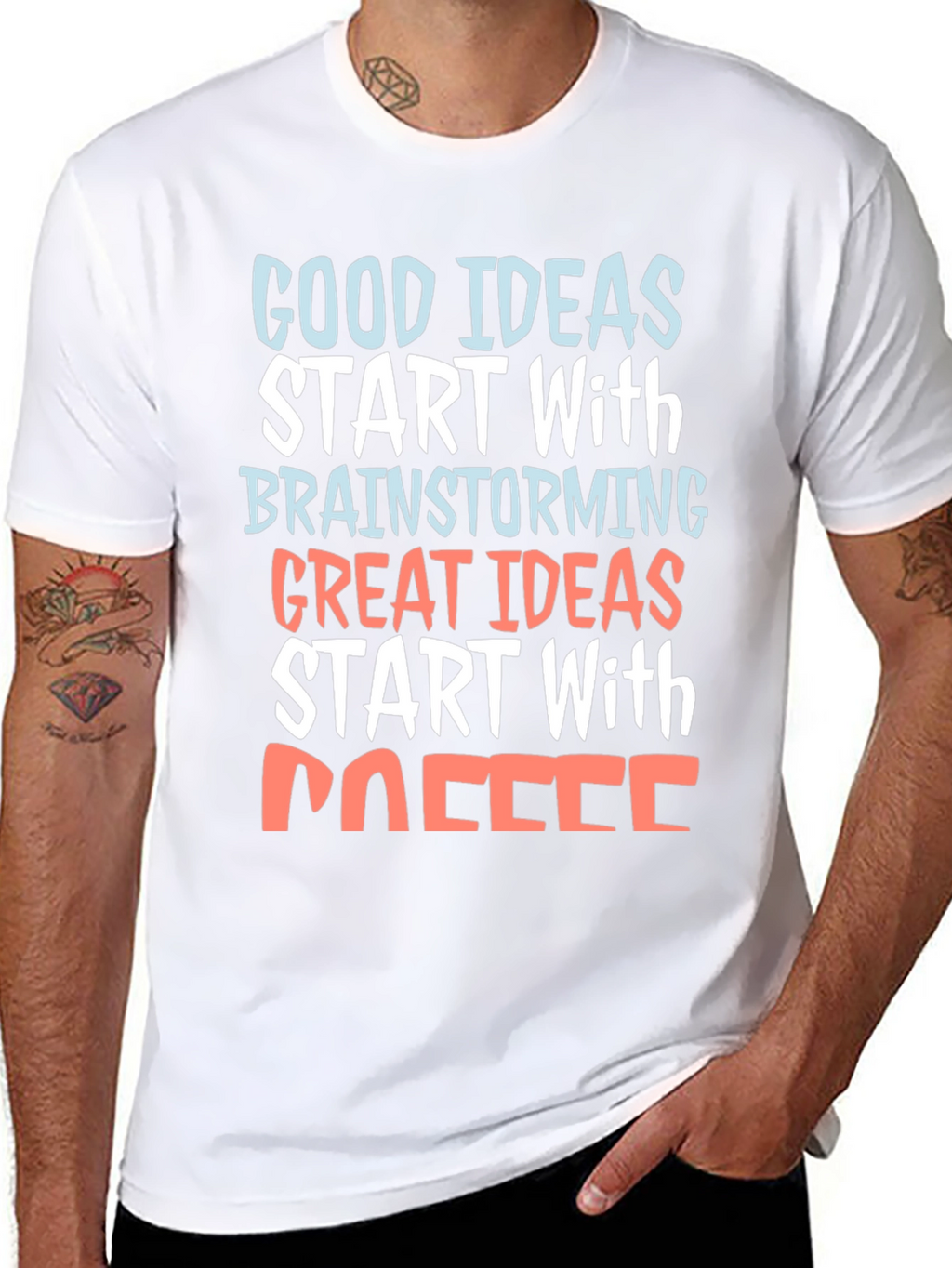 Coffee Brainstorming Graphic Tee