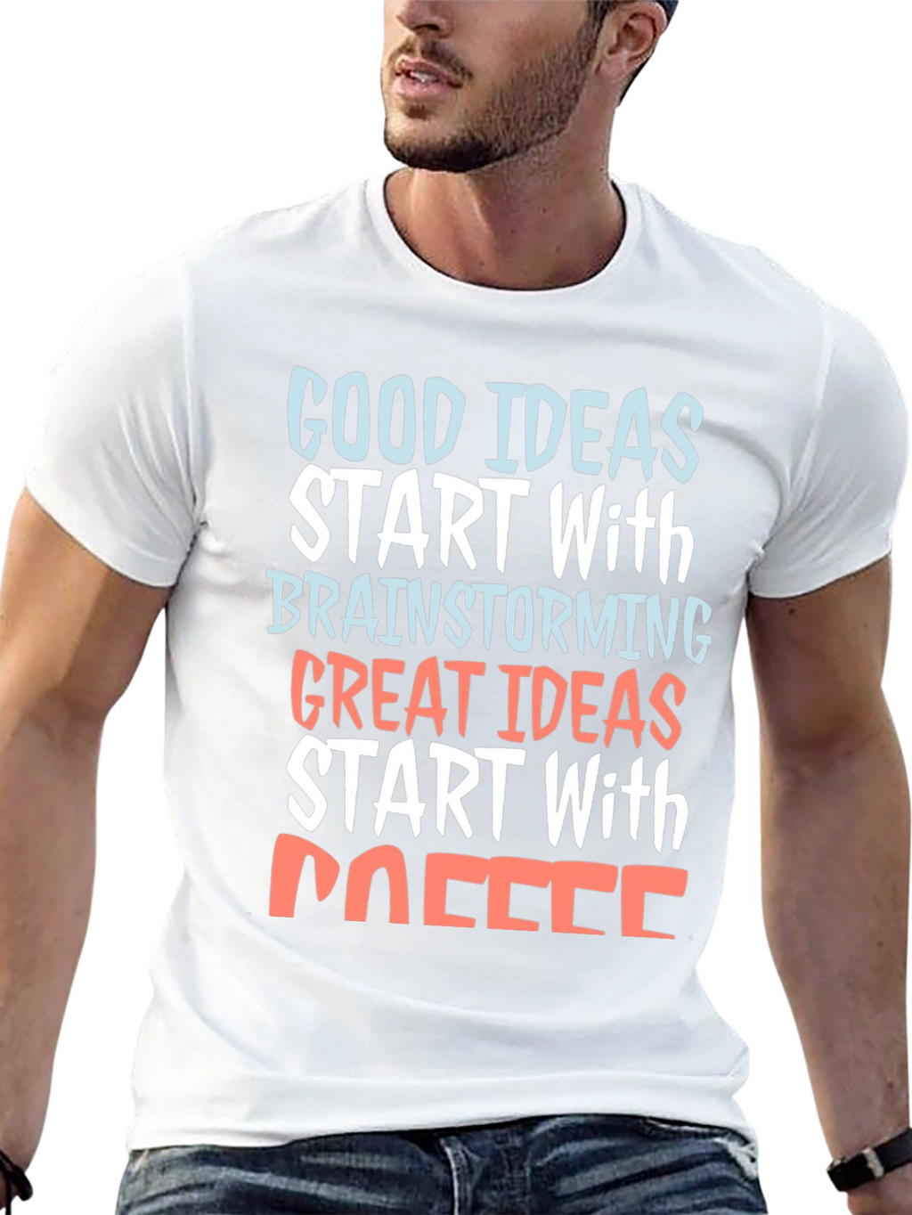 Coffee Brainstorming Graphic Tee