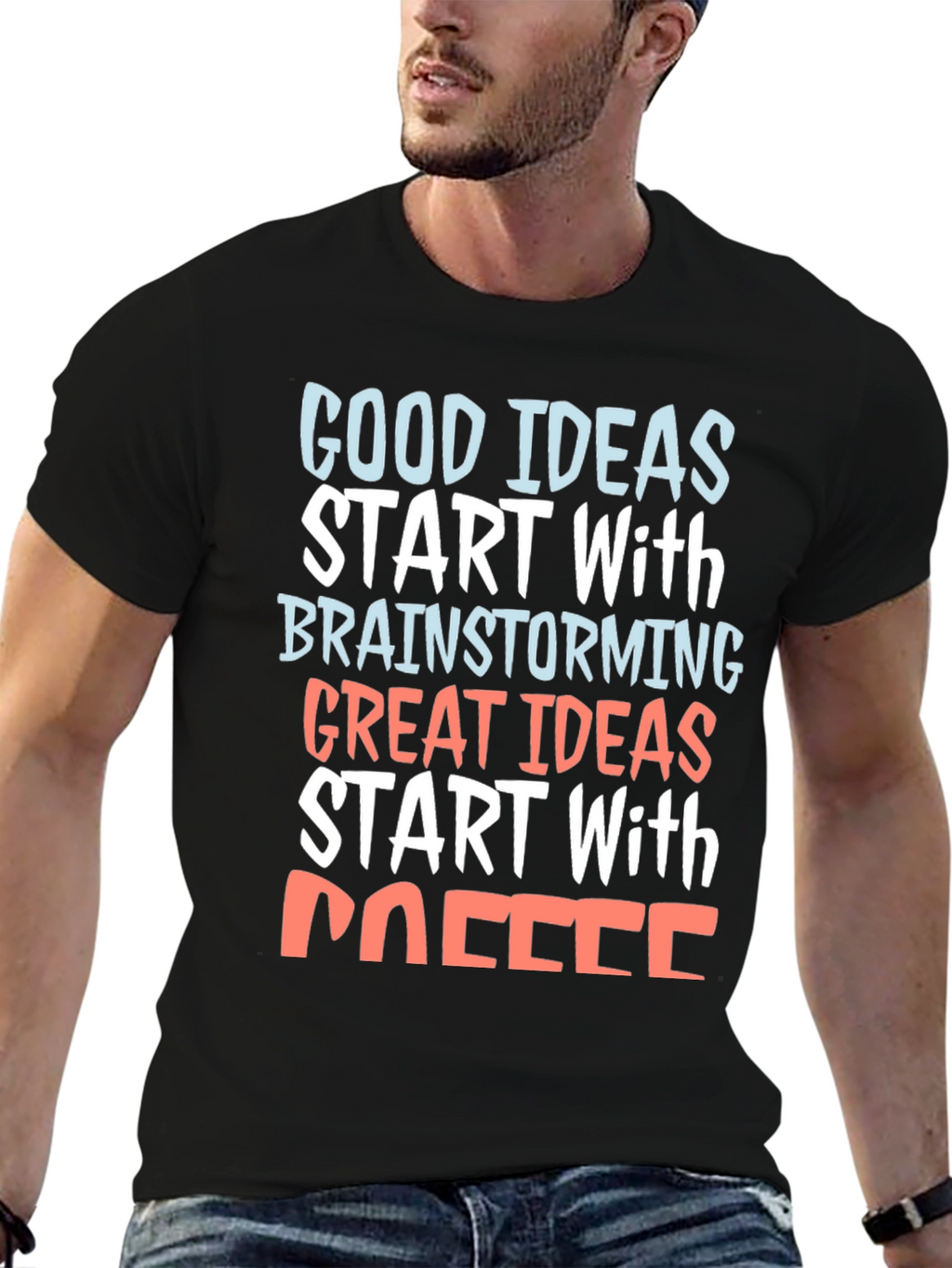 Coffee Brainstorming Graphic Tee