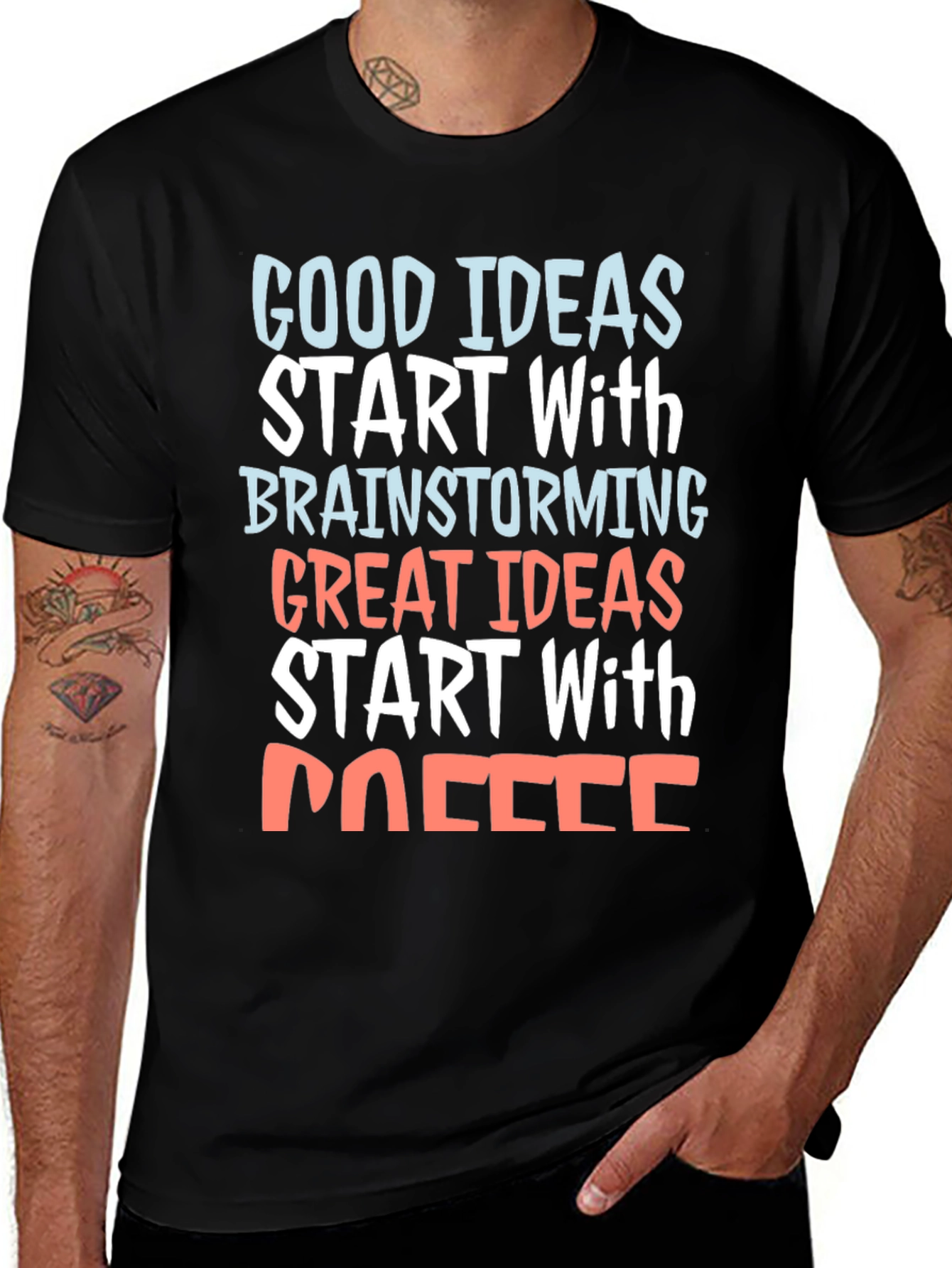 Coffee Brainstorming Graphic Tee