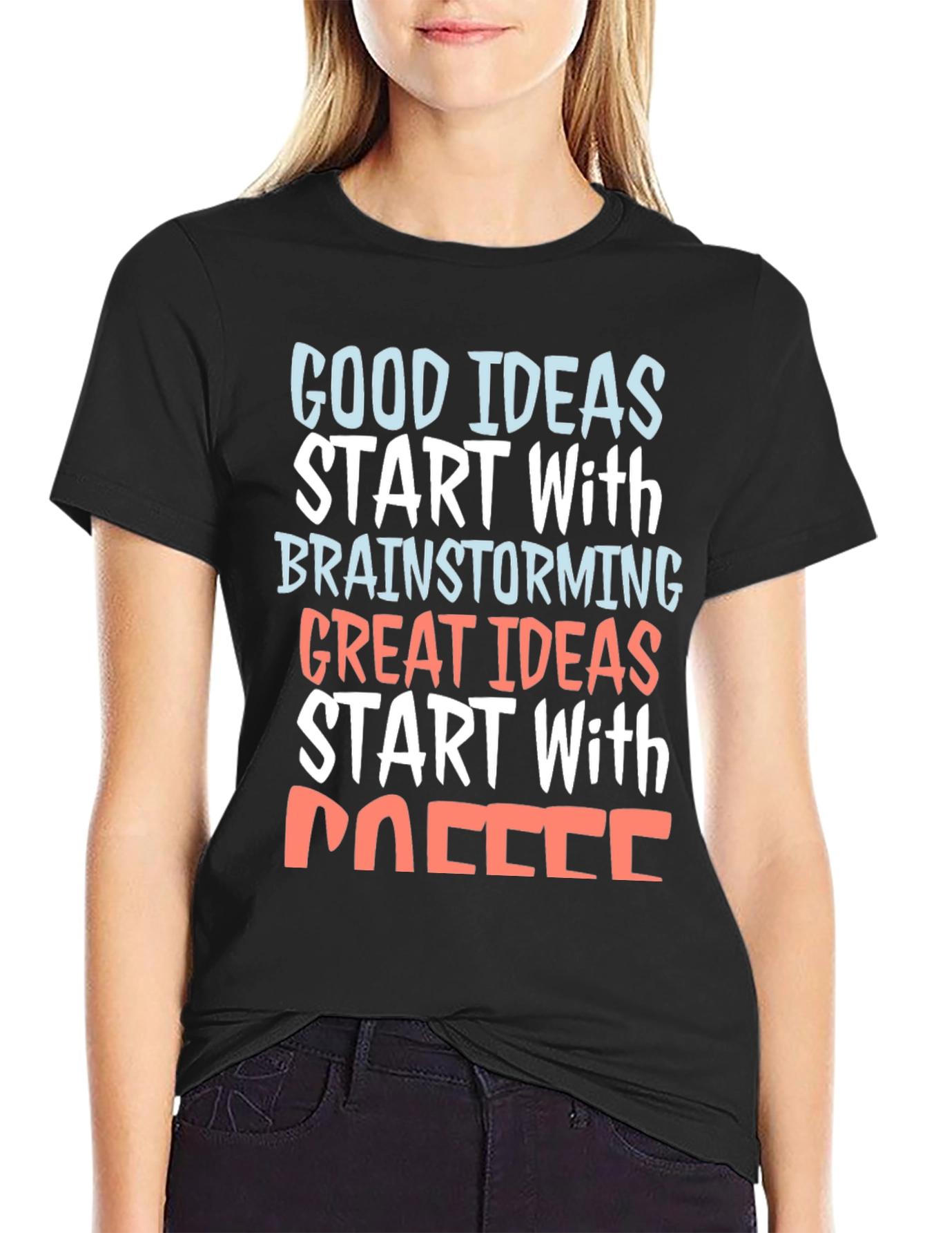 Coffee Brainstorming Graphic Tee