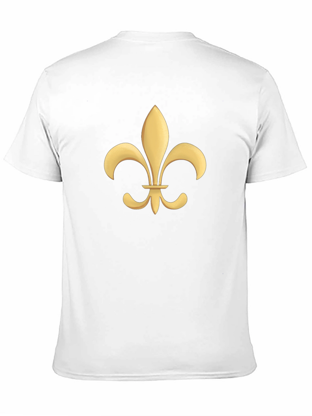 Fleur-de-Lis Graphic Tee - Black Cotton T-Shirt