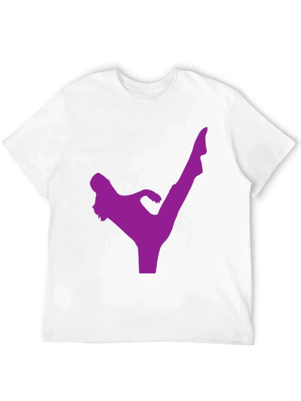 Kick Silhouette T-Shirt - Black Martial Arts Tee