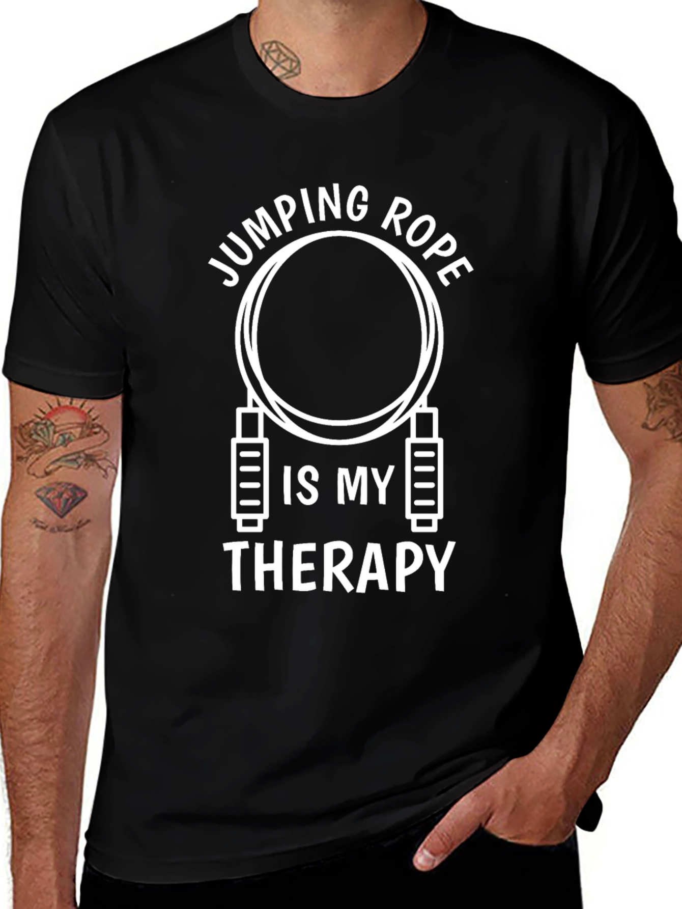 Jumping Rope Therapy Graphic T-Shirt