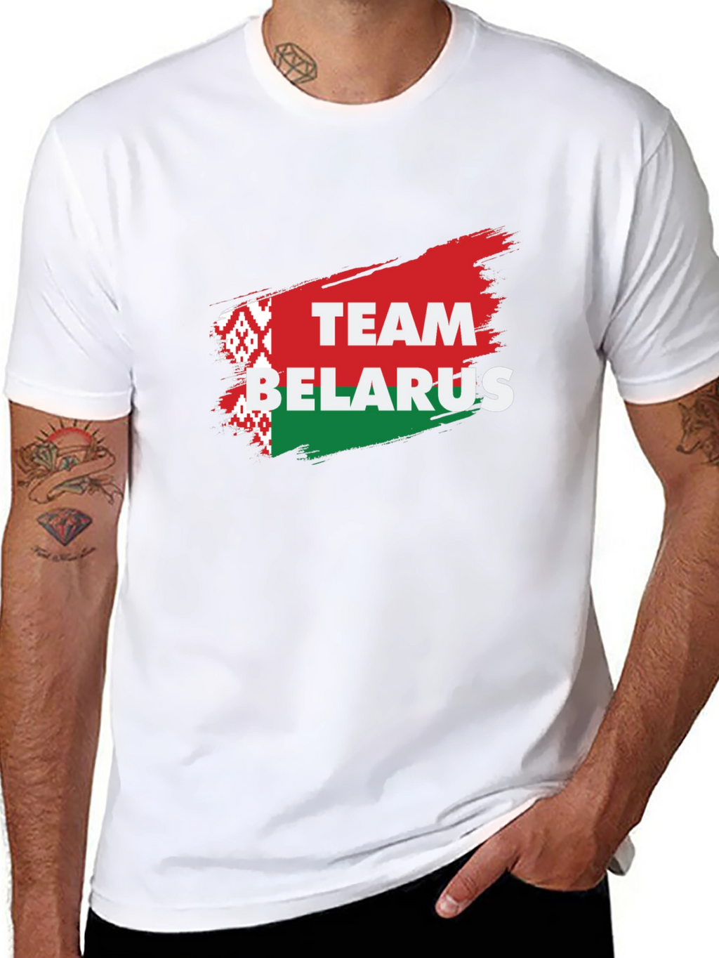 Belarus Team Pride T-Shirt - Black Cotton Tee