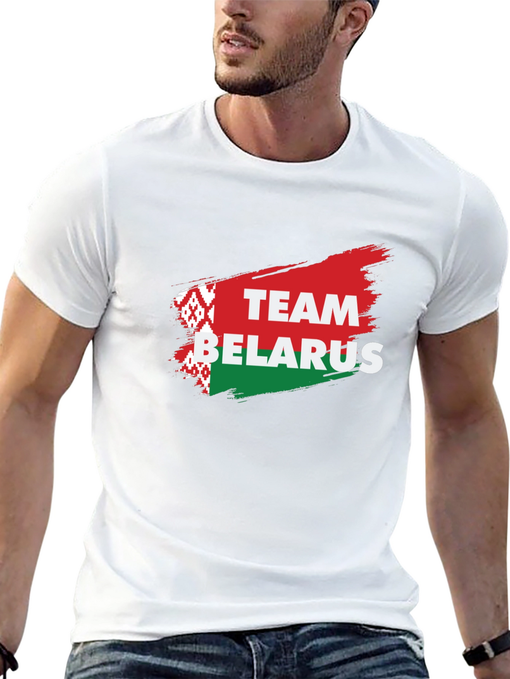 Belarus Team Pride T-Shirt - Black Cotton Tee