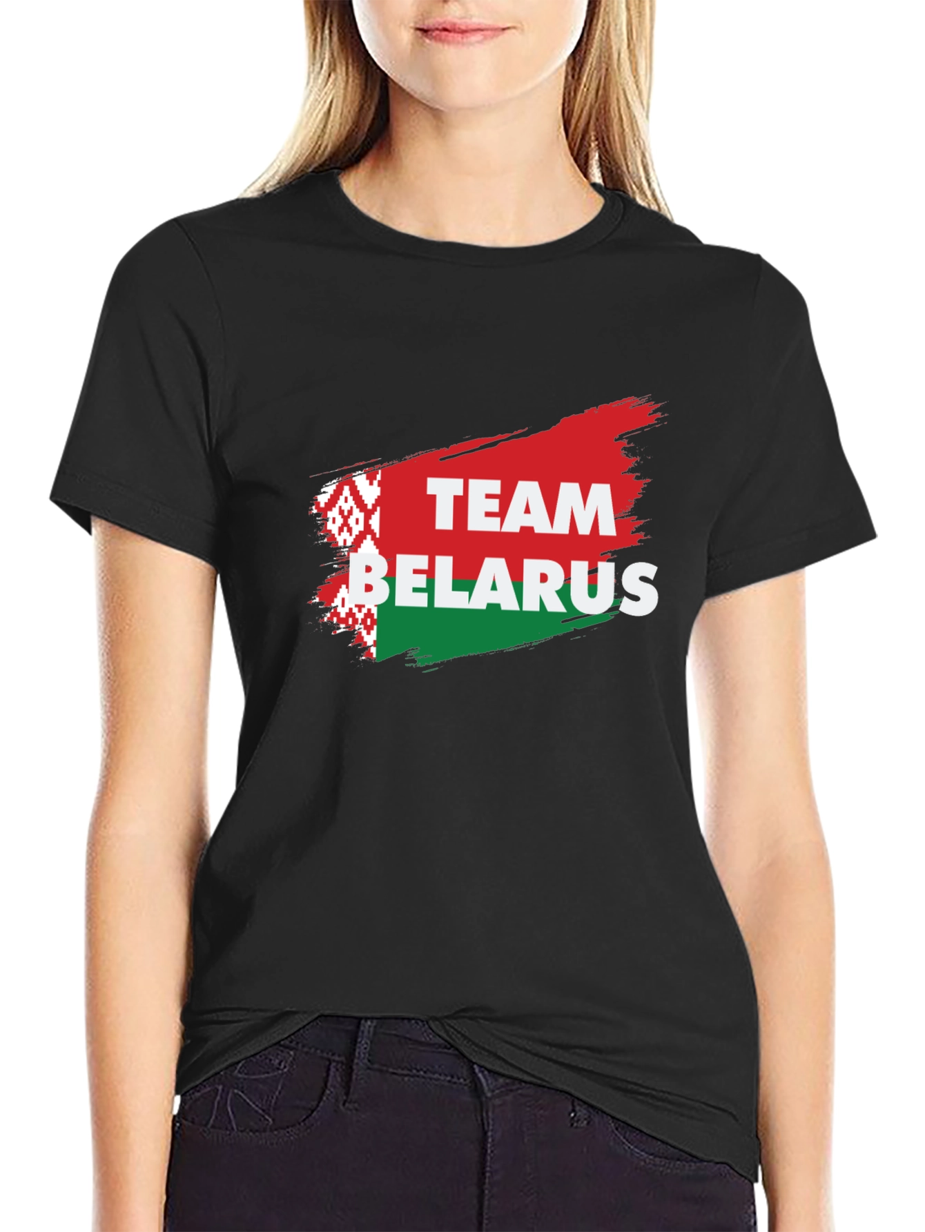 Belarus Team Pride T-Shirt - Black Cotton Tee