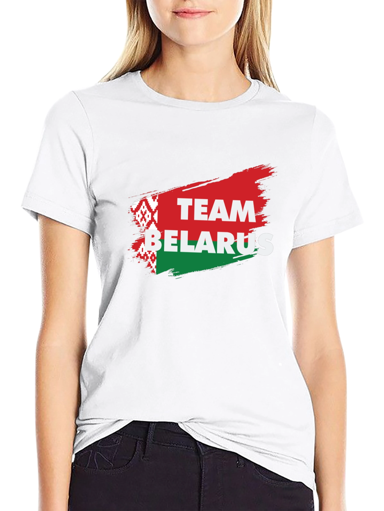 Belarus Team Pride T-Shirt - Black Cotton Tee