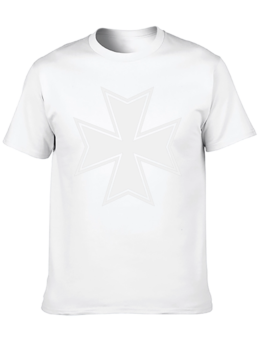 Iron Cross Graphic T-Shirt - Black Cotton Tee