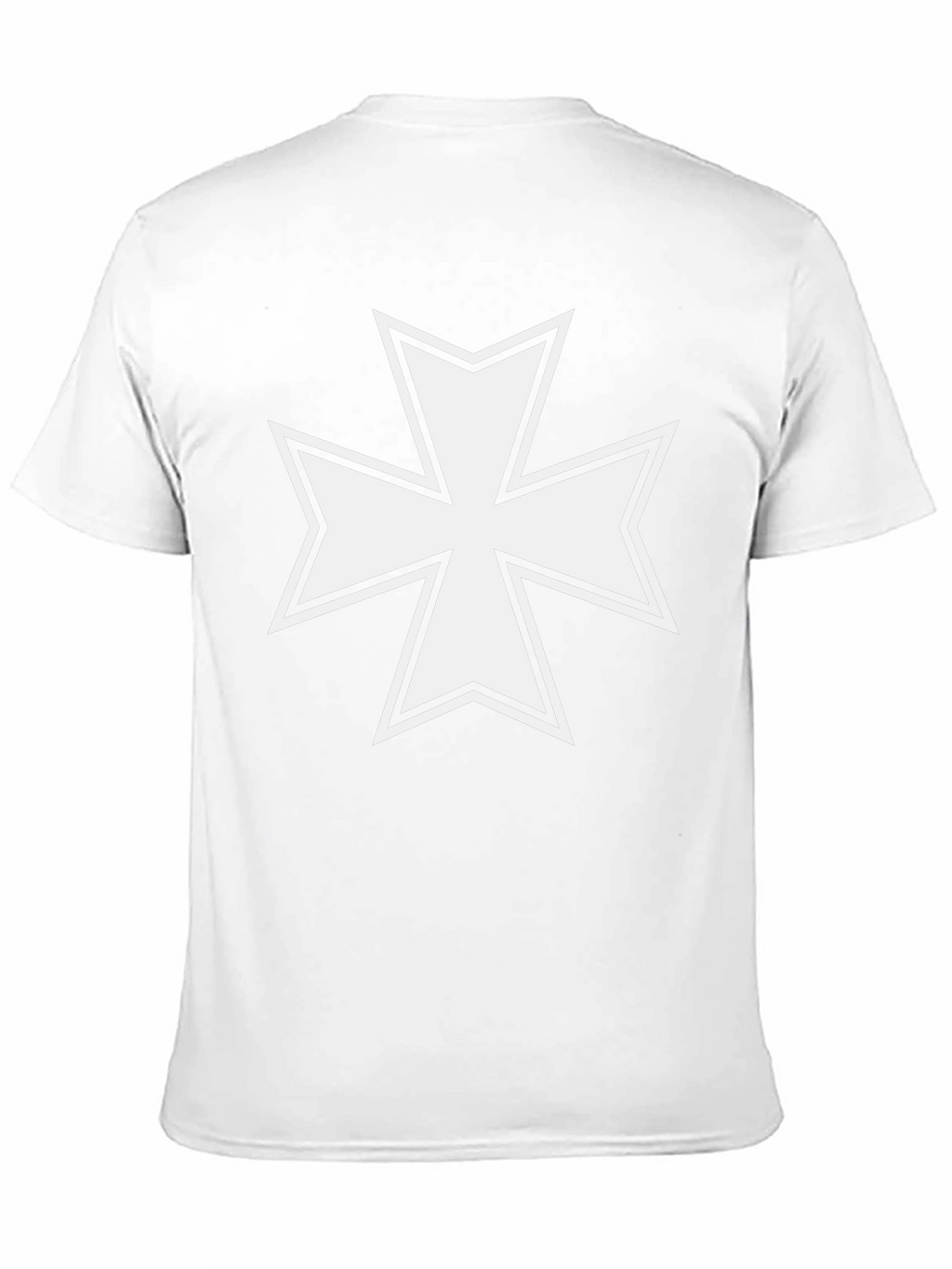 Iron Cross Graphic T-Shirt - Black Cotton Tee
