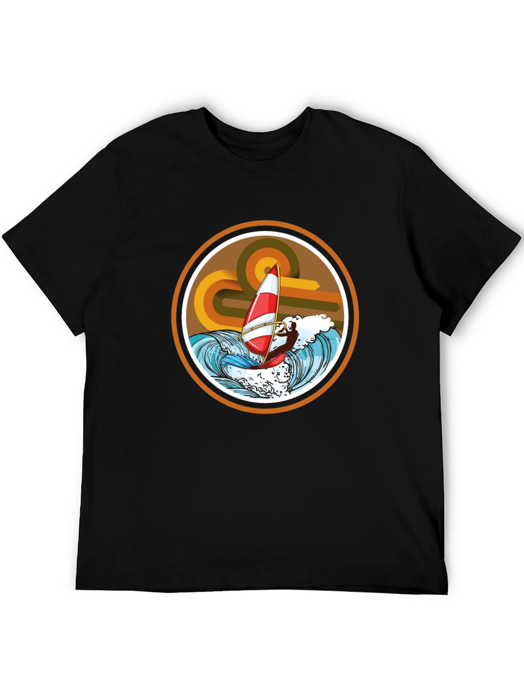 Retro Windsurfing T-Shirt