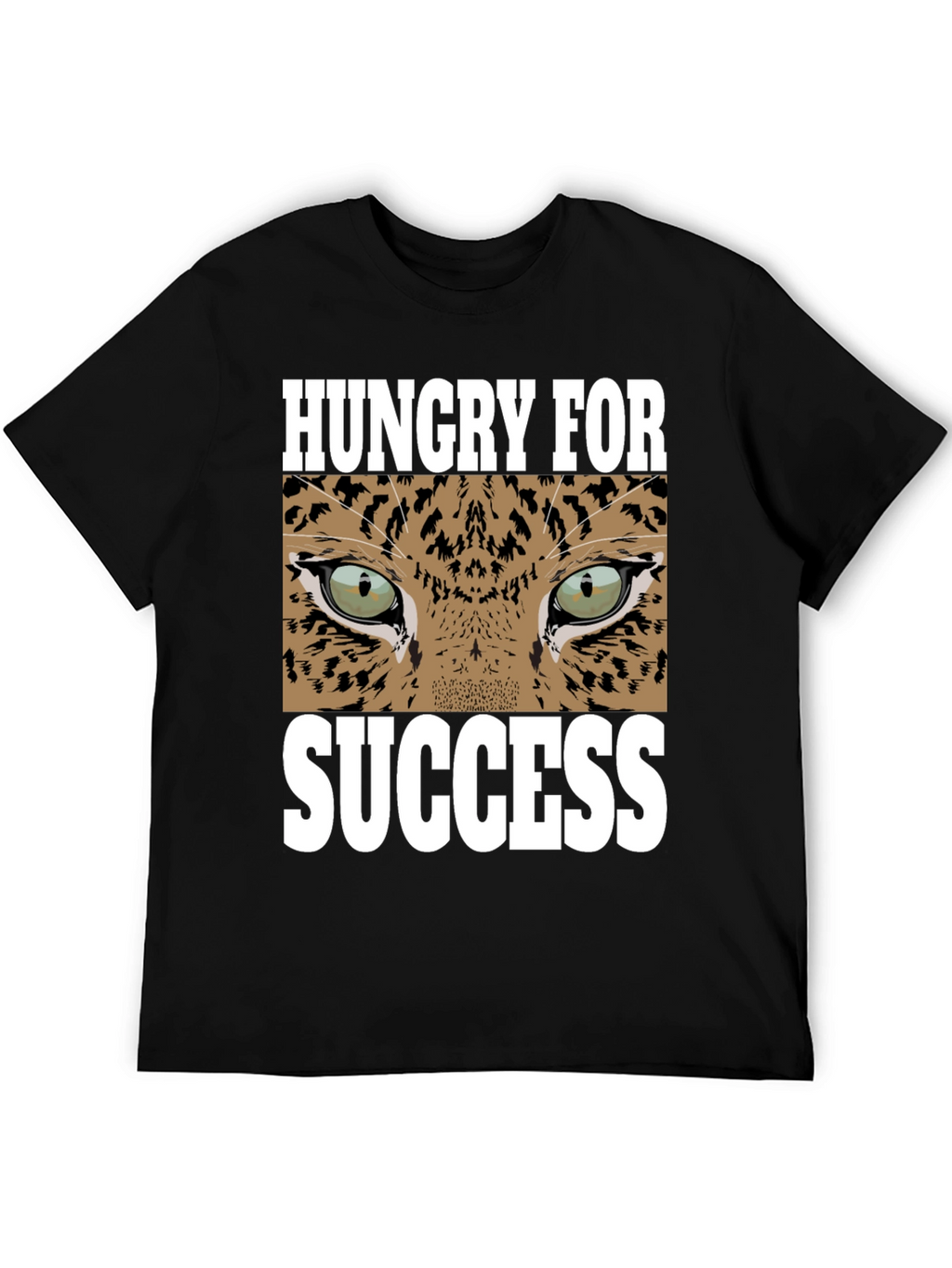 Hungry for Success Leopard Print T-Shirt