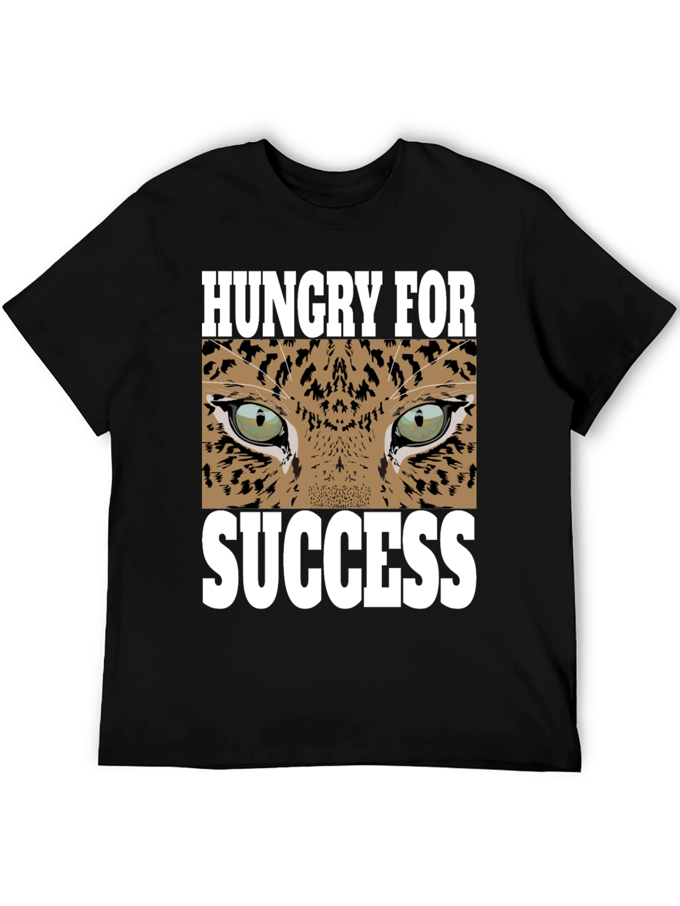 Hungry for Success Leopard Print T-Shirt
