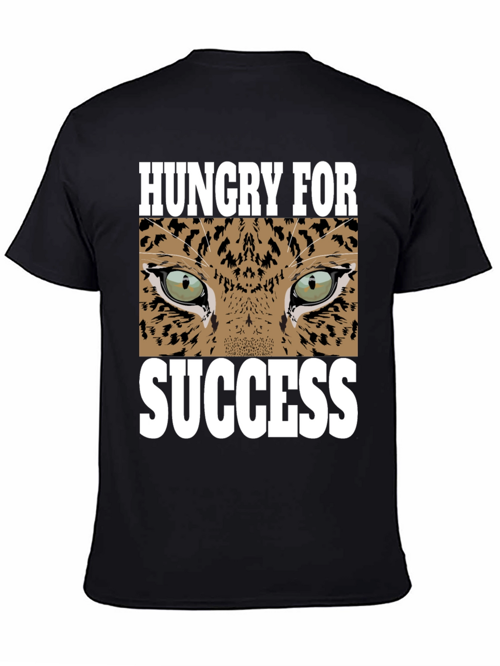 Hungry for Success Leopard Print T-Shirt