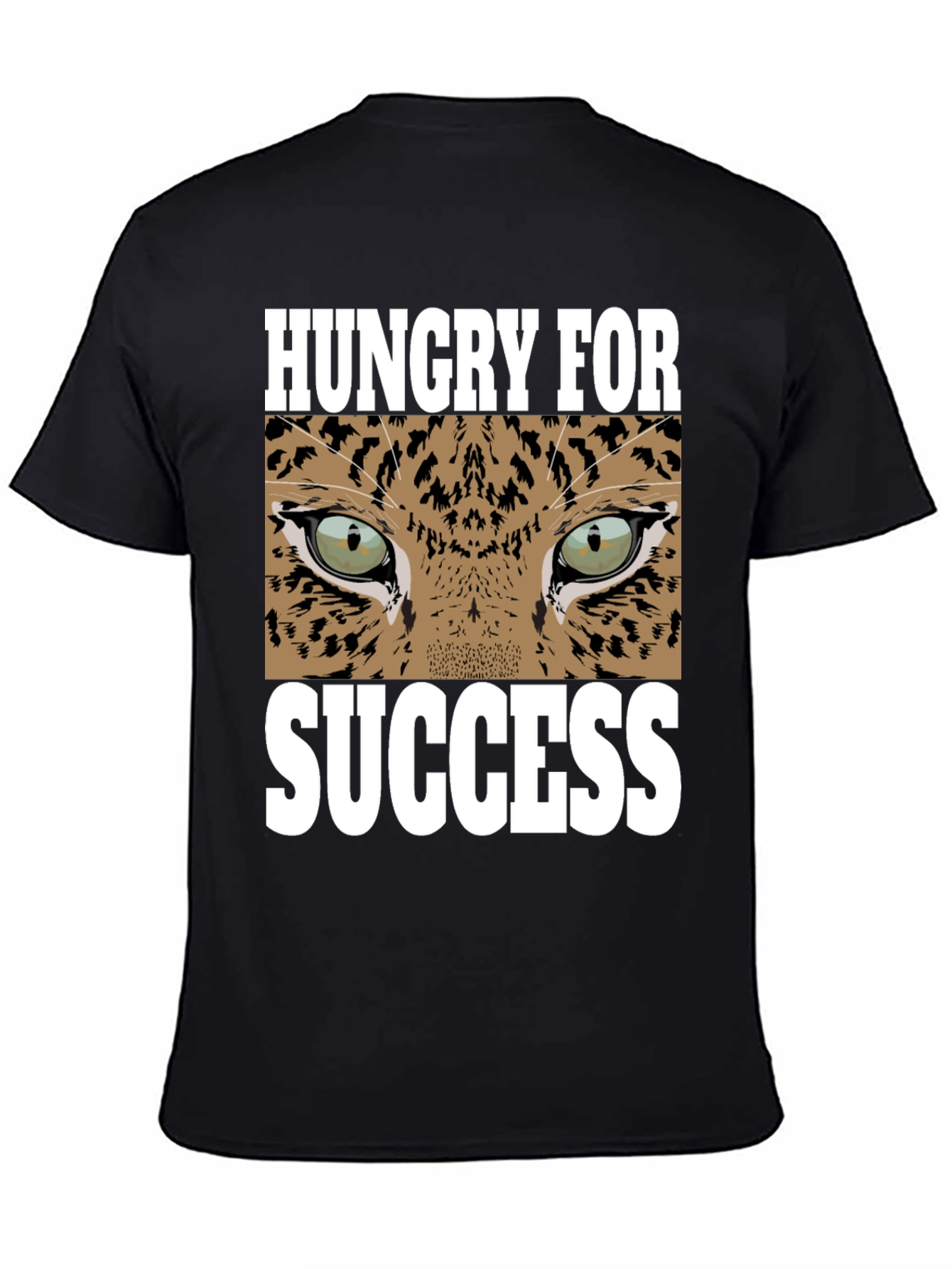 Hungry for Success Leopard Print T-Shirt