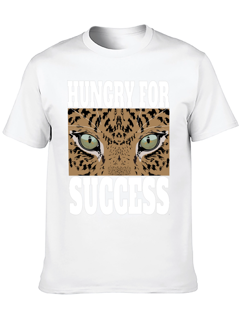 Hungry for Success Leopard Print T-Shirt