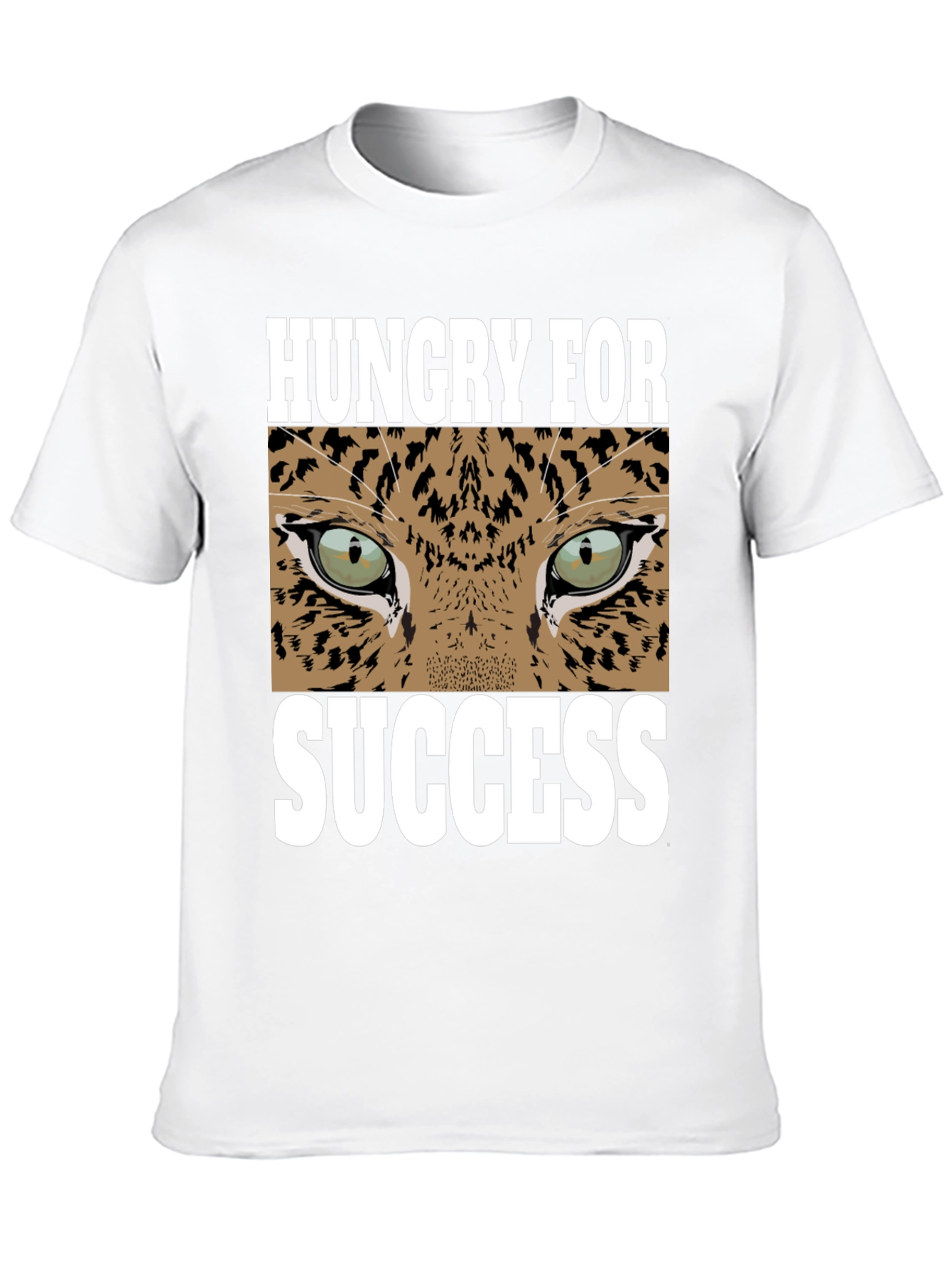 Hungry for Success Leopard Print T-Shirt
