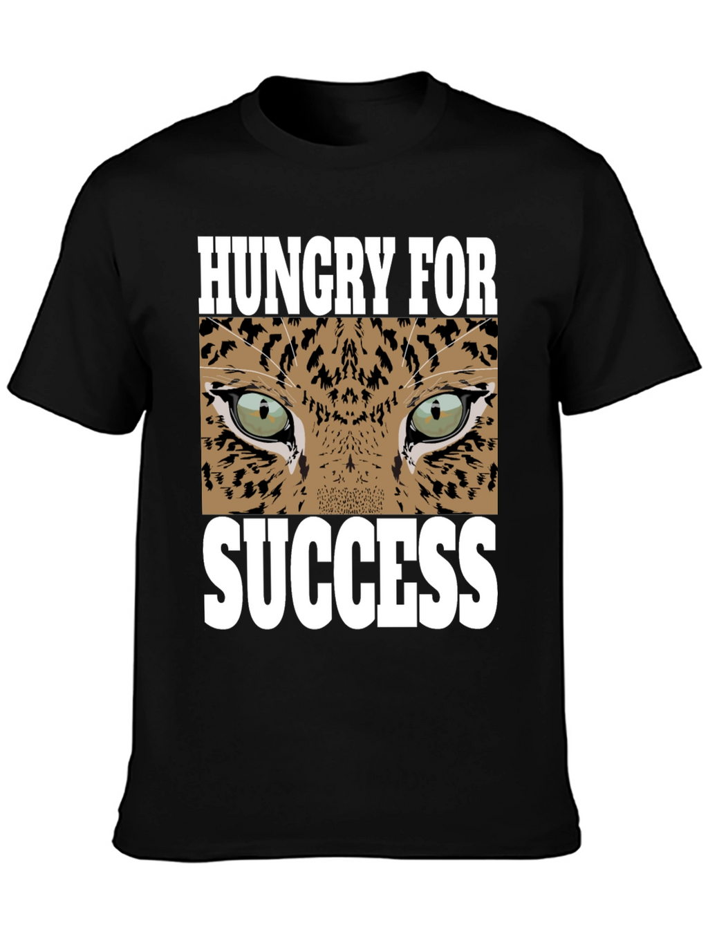 Hungry for Success Leopard Print T-Shirt