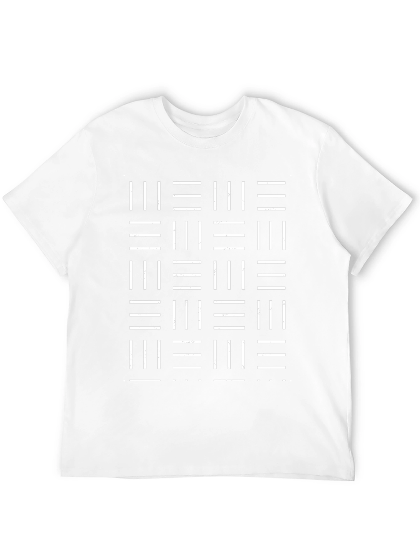 Abstract Pattern Graphic Tee - Black Casual Shirt