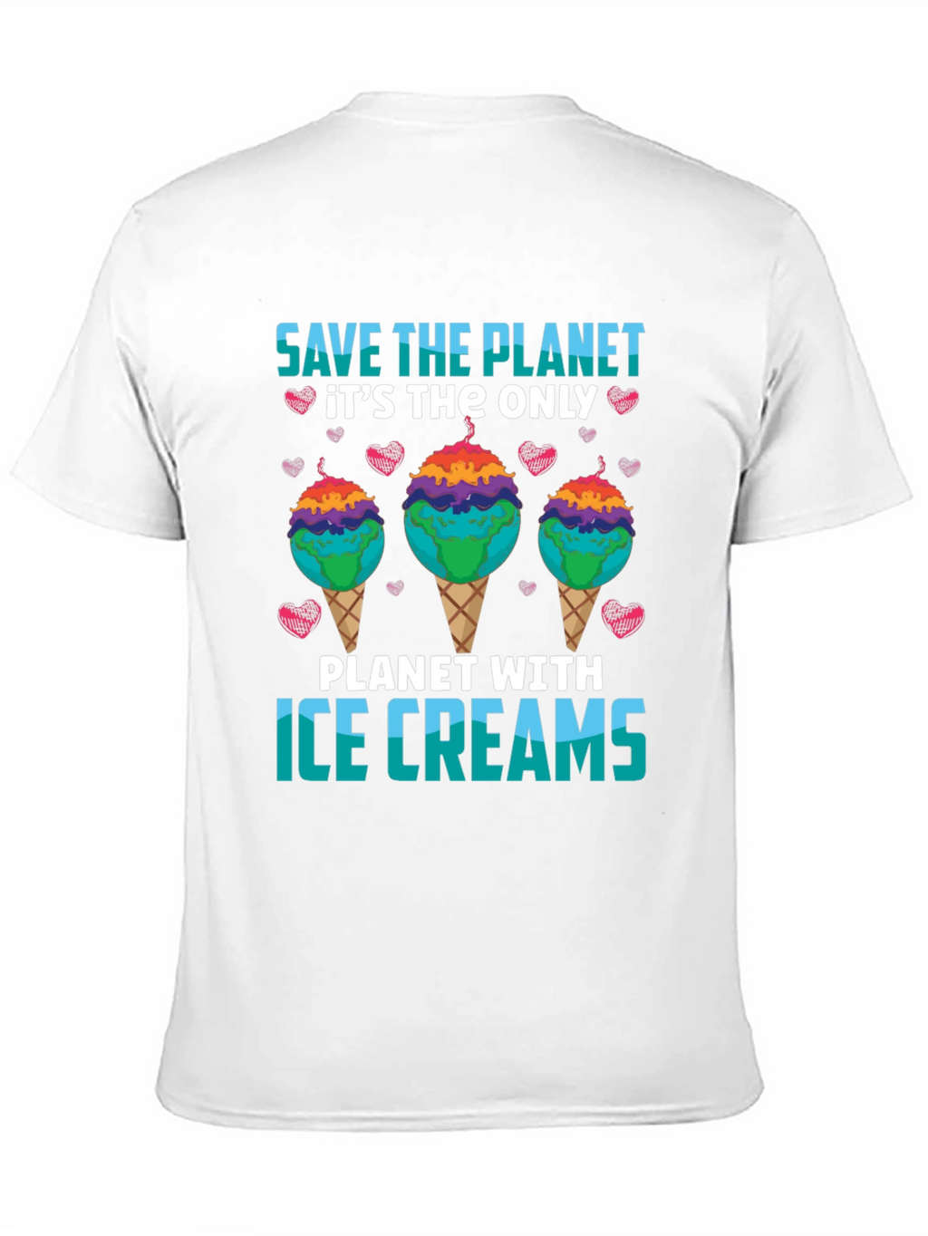Save the Planet Ice Cream T-Shirt