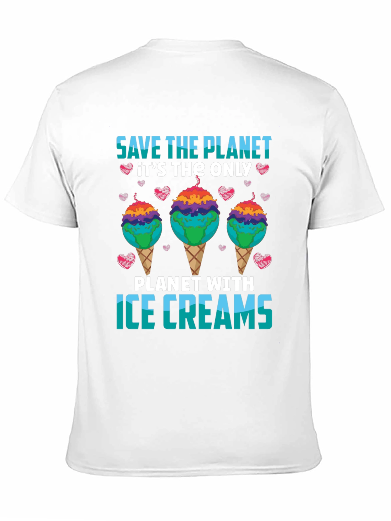 Save the Planet Ice Cream T-Shirt